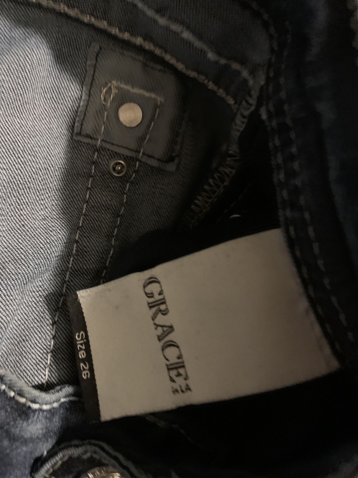 Grace in LA Grace In La Women’s Jeans with Embroidery Size 26" / US 2 / IT 38 - 9 Thumbnail