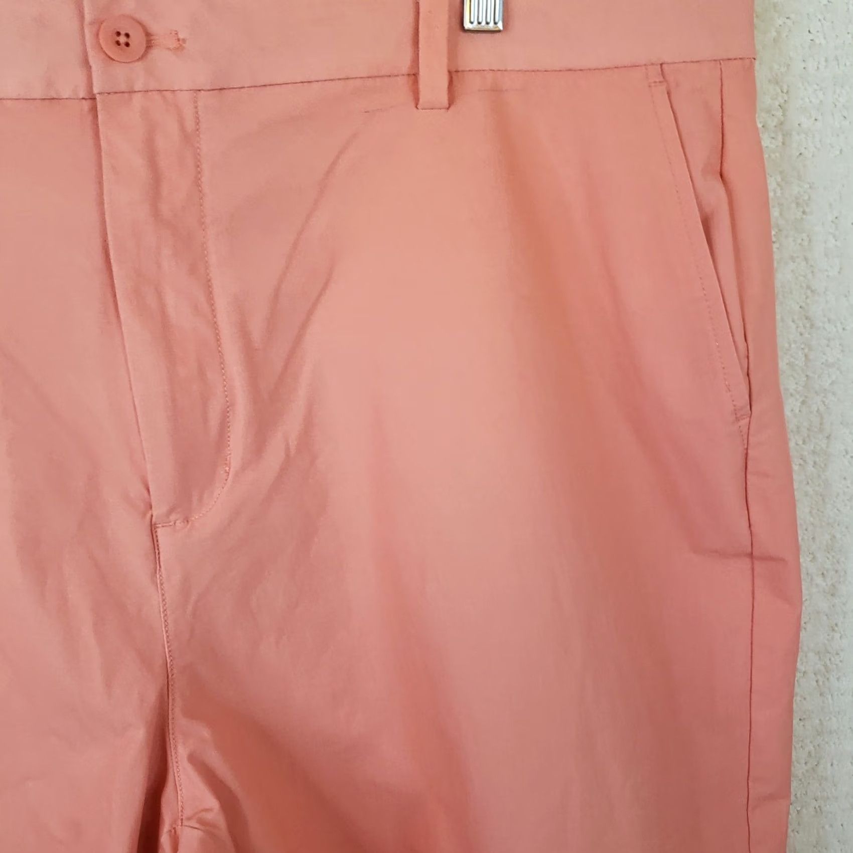 Vineyard Vines Vineyard Vines OTG Shorts Mens 40x9” Coral Orange Cotton Nylon Spandex Slash Pocket Chino Regular Size US 40 / EU 56 - 4 Thumbnail