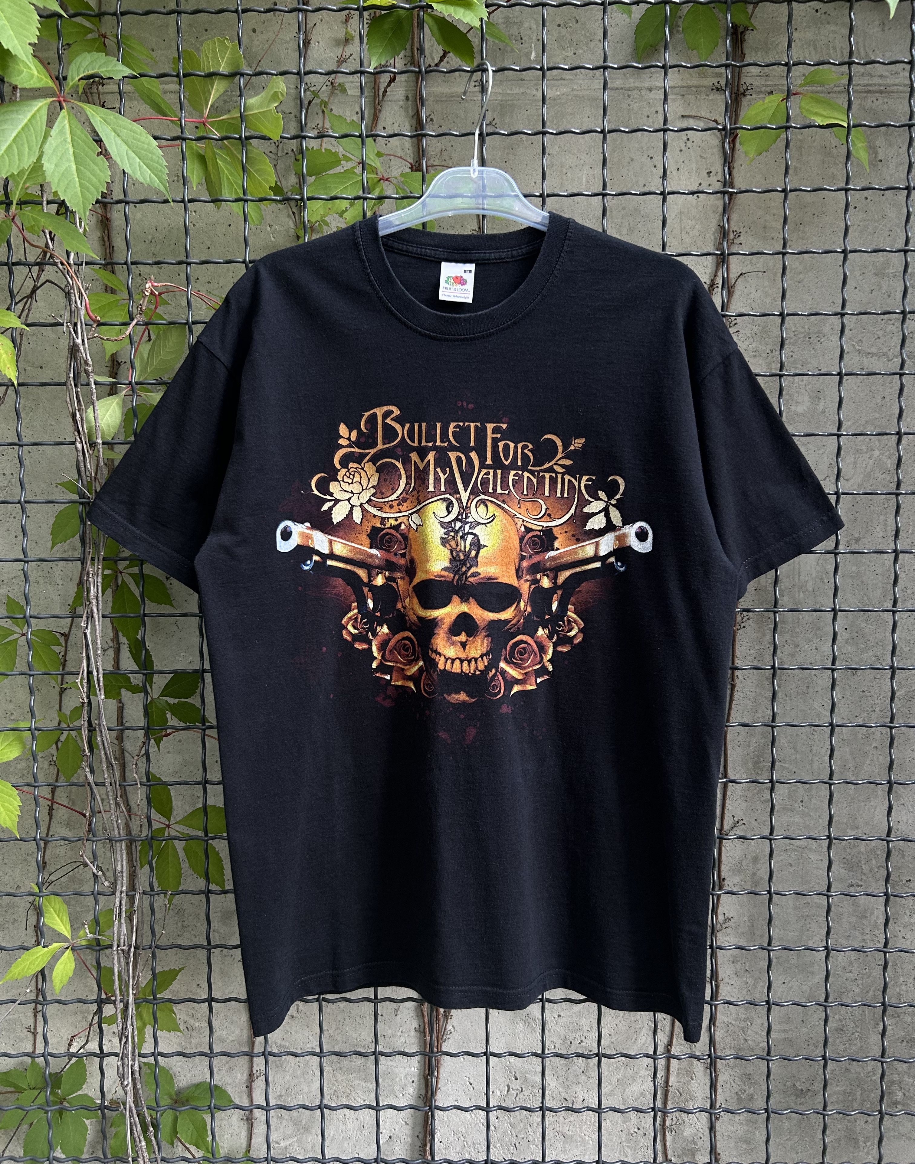 Band Tees Vintage 2000s Bullet For My Valentine Rock Band Tour T-shirt Size US M / EU 48-50 / 2 - 1 Thumbnail