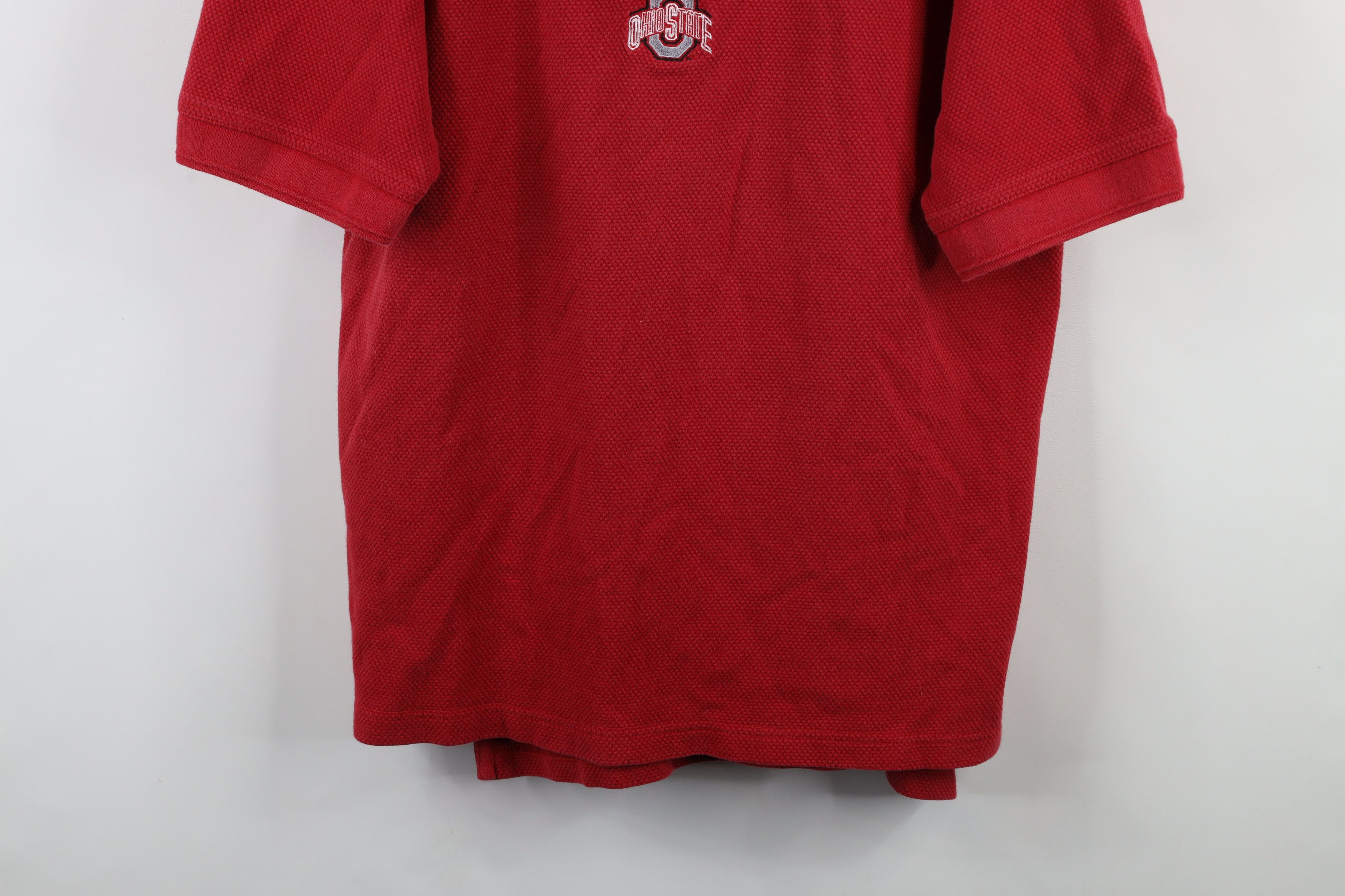 Vintage Vintage 90s Ohio State University Thermal Collared Shirt Size US XL / EU 56 / 4 - 3 Thumbnail