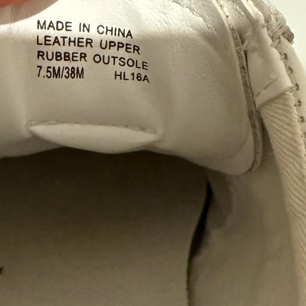 Michael Kors MICHAEL Michael Kors Allie Sneakers Leather White Gray 7.5 Size US 7.5 / IT 37.5 - 5 Thumbnail