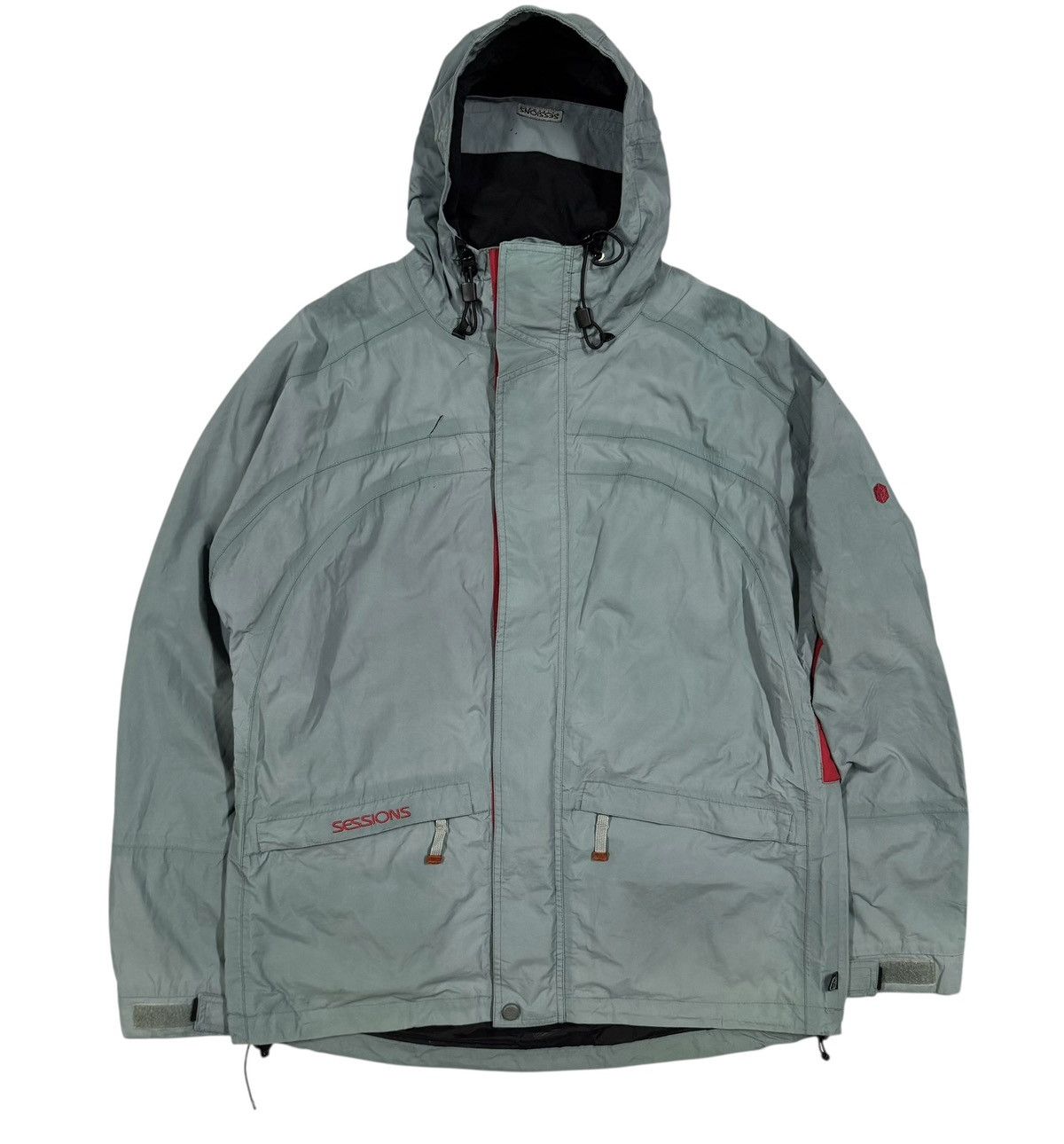 Sessions Vtg🔥90s Sessoins Ridge Goprcore Multipocket Snowboard Jacket Size US M / EU 48-50 / 2 - 2 Thumbnail