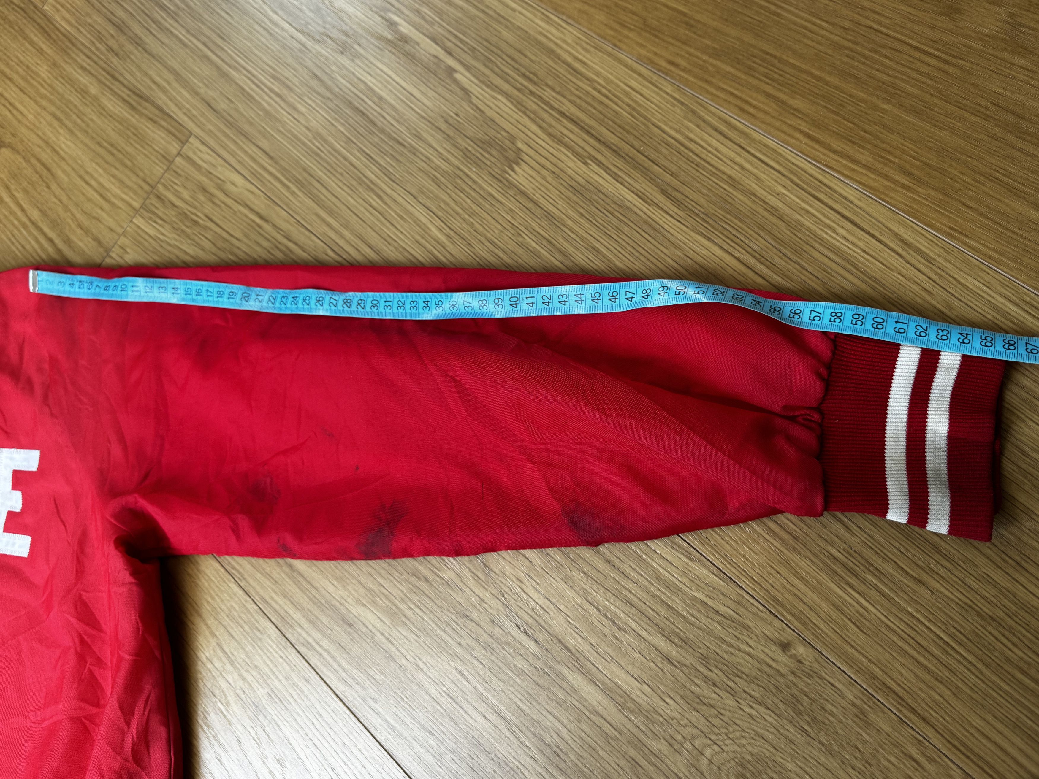 Holloway Vintage varsity jacket "Monroe" red/white 1984 Size US S / EU 44-46 / 1 - 8 Thumbnail