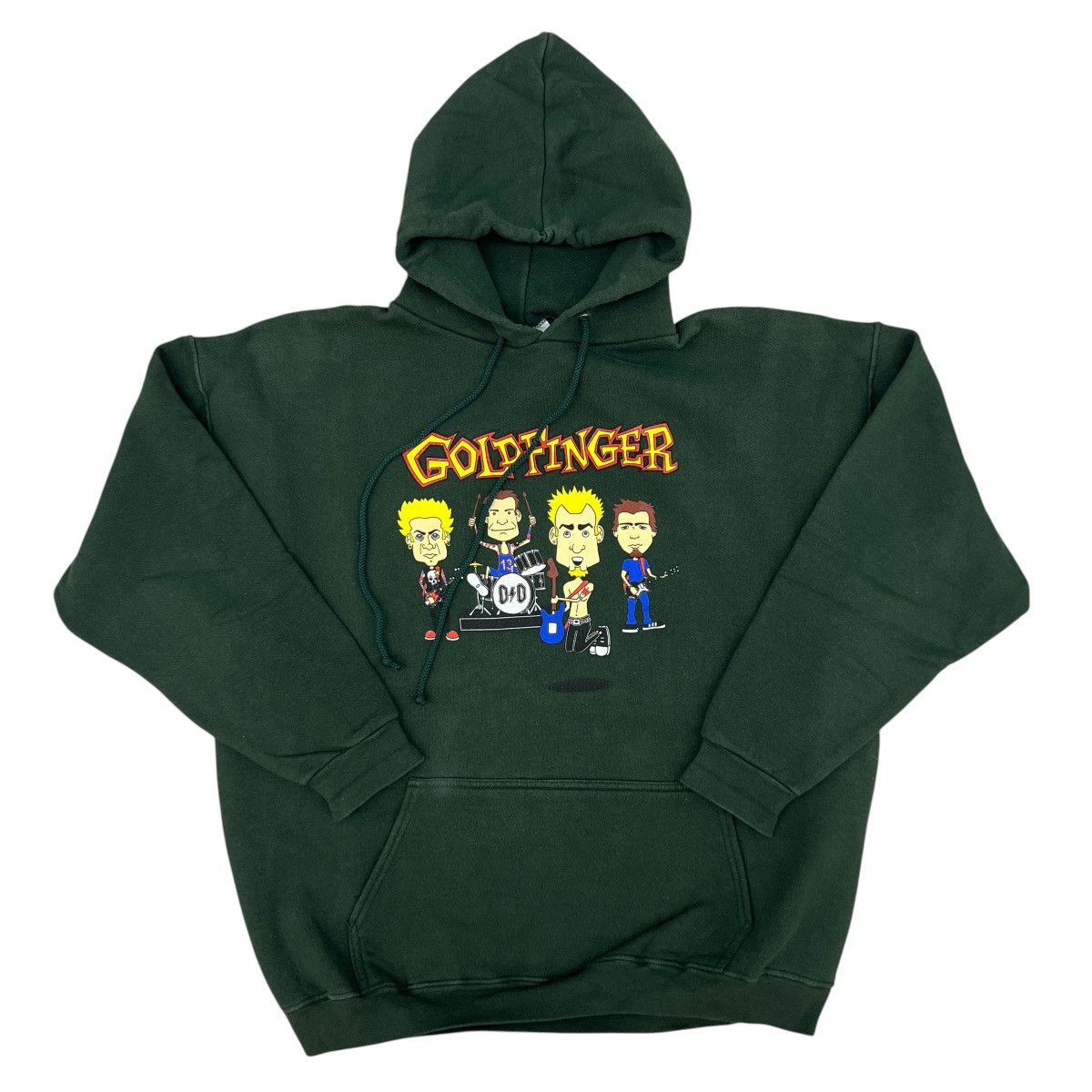 Other Vintage 00s GOLDFINGER Band Character Print Hoodie Size US XL / EU 56 / 4 - 1 Thumbnail