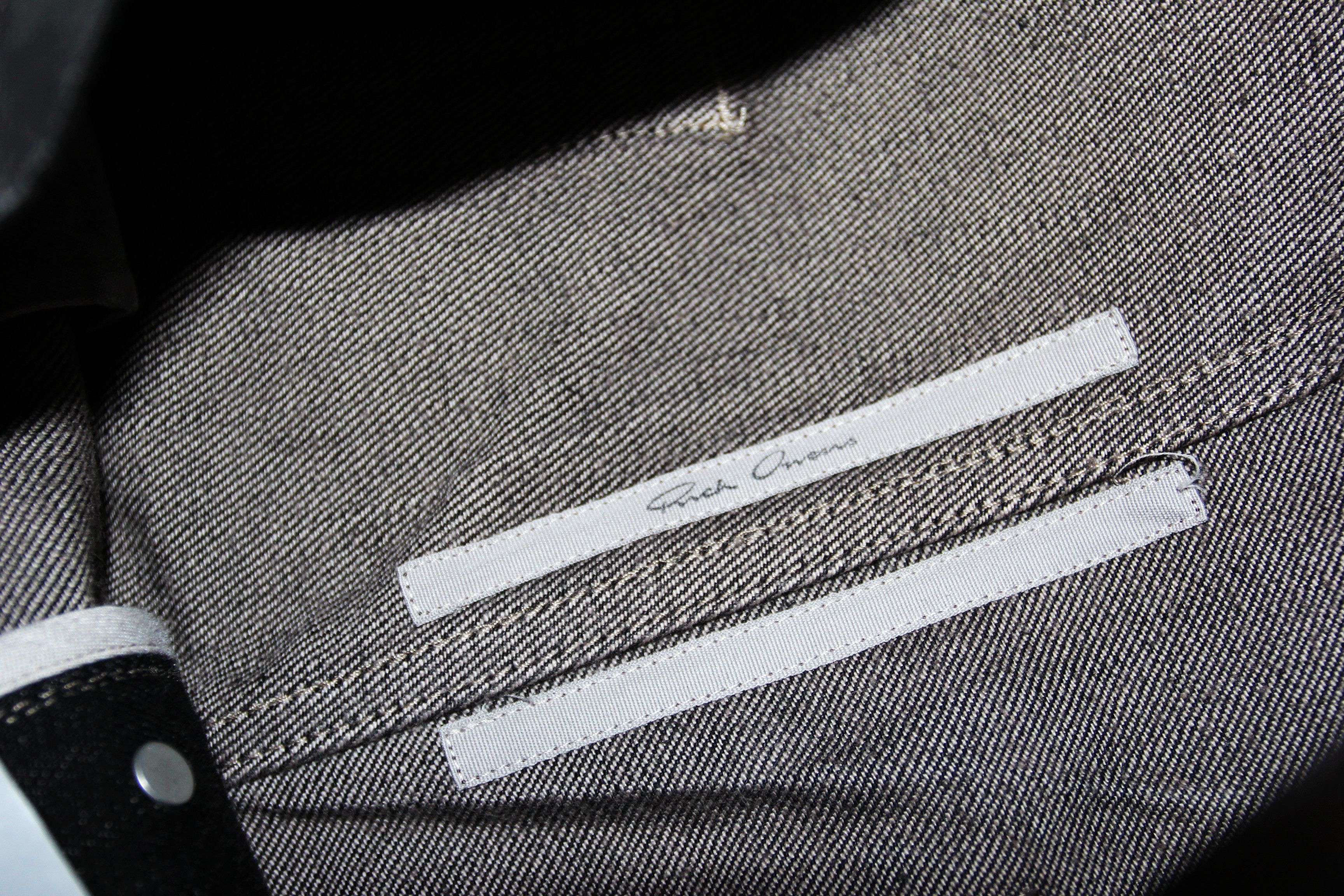 Rick Owens BNWT AW25 RICK OWENS "CONCORDIANS" BOLANS MEGACRUST DENIM 34 Size US 34 / EU 50 - 8 Thumbnail