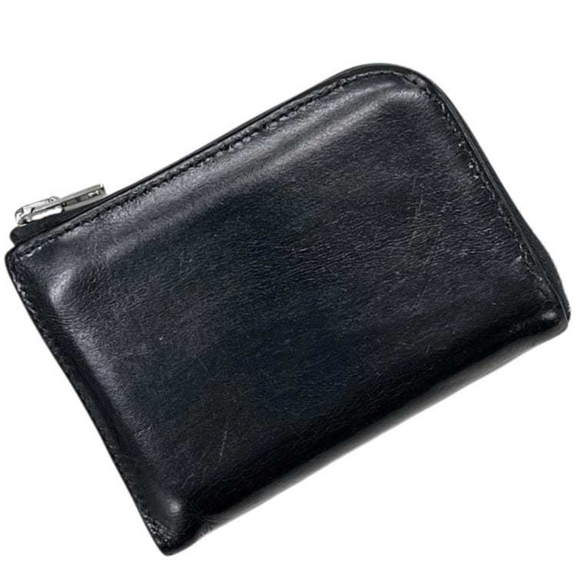 Hermes Hermes Coin Case Remix ec-25317 Black Purse Leather Box Calf HERMES L-shaped Mini Wallet Compact Men's Women's Size ONE SIZE - 1 Thumbnail