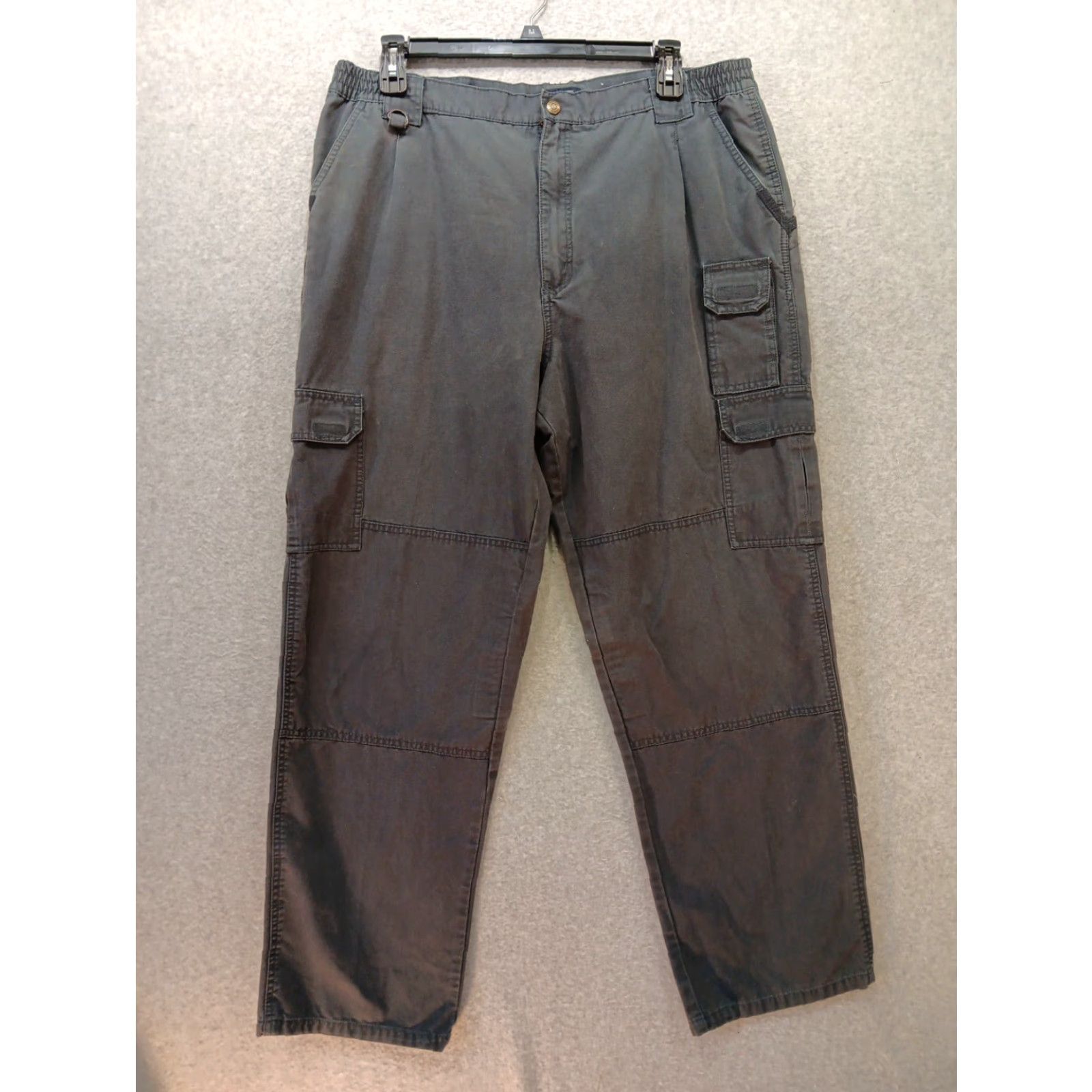 Vintage VINTAGE 511 Tactical Pants Men 42x32 Black Cargo Pants 5.11 Tactical 42 Regular Canvas Cotton Cargo Pocket Straight Leg GUC Size US 42 / EU 58 - 2 Thumbnail