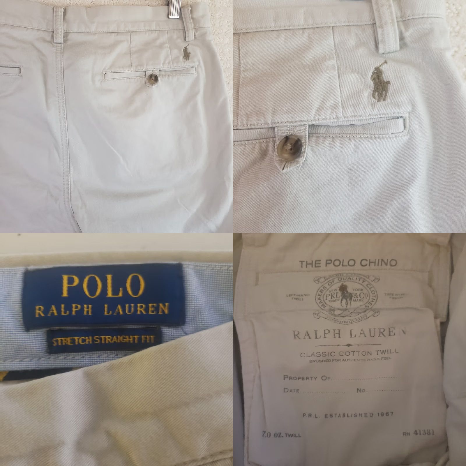 Polo Ralph Lauren Polo Ralph Lauren Pants Men 32x31 Khaki Chino Classic Fit Cotton Business Formal Size US XS / EU 42 / 0 - 9 Thumbnail