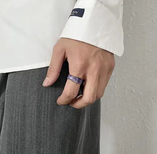 Jewelry × Vintage Vintage liquid texture ring Size ONE SIZE - 4 Thumbnail