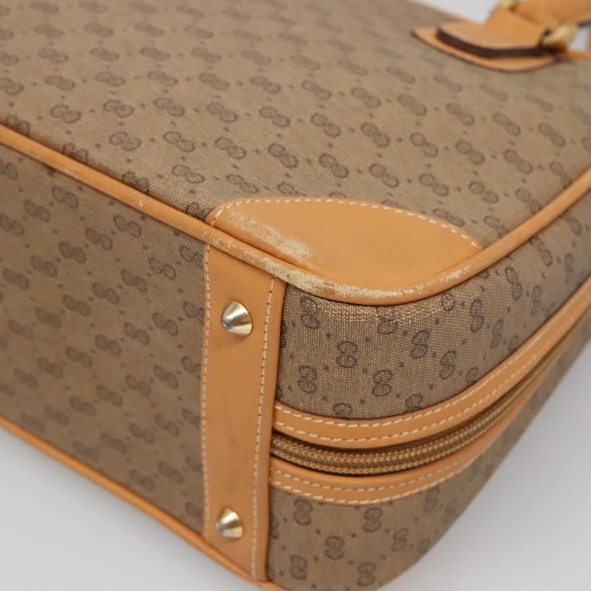 Gucci GUCCI Micro GG Supreme Hand Bag Pvc Beige Gold 000 39 000 39 Size ONE SIZE - 12 Thumbnail