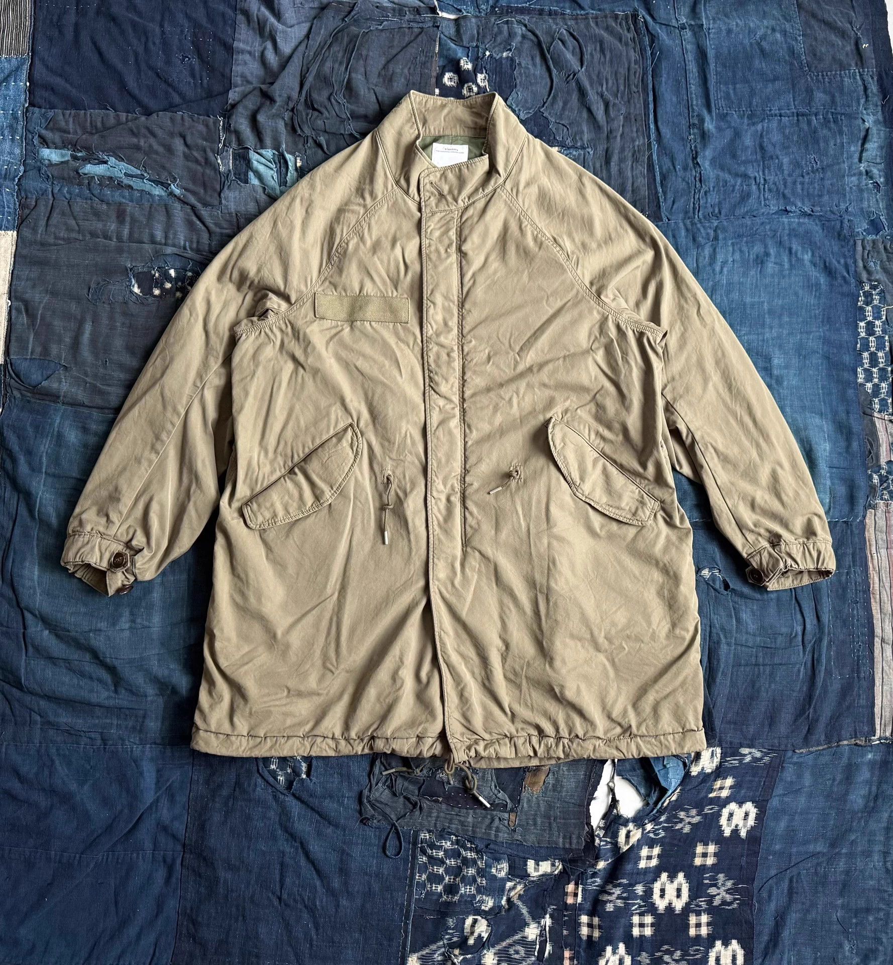 VISVIM SIX FIVE Fishtail M65 Mud Dye Olive 1 Tried