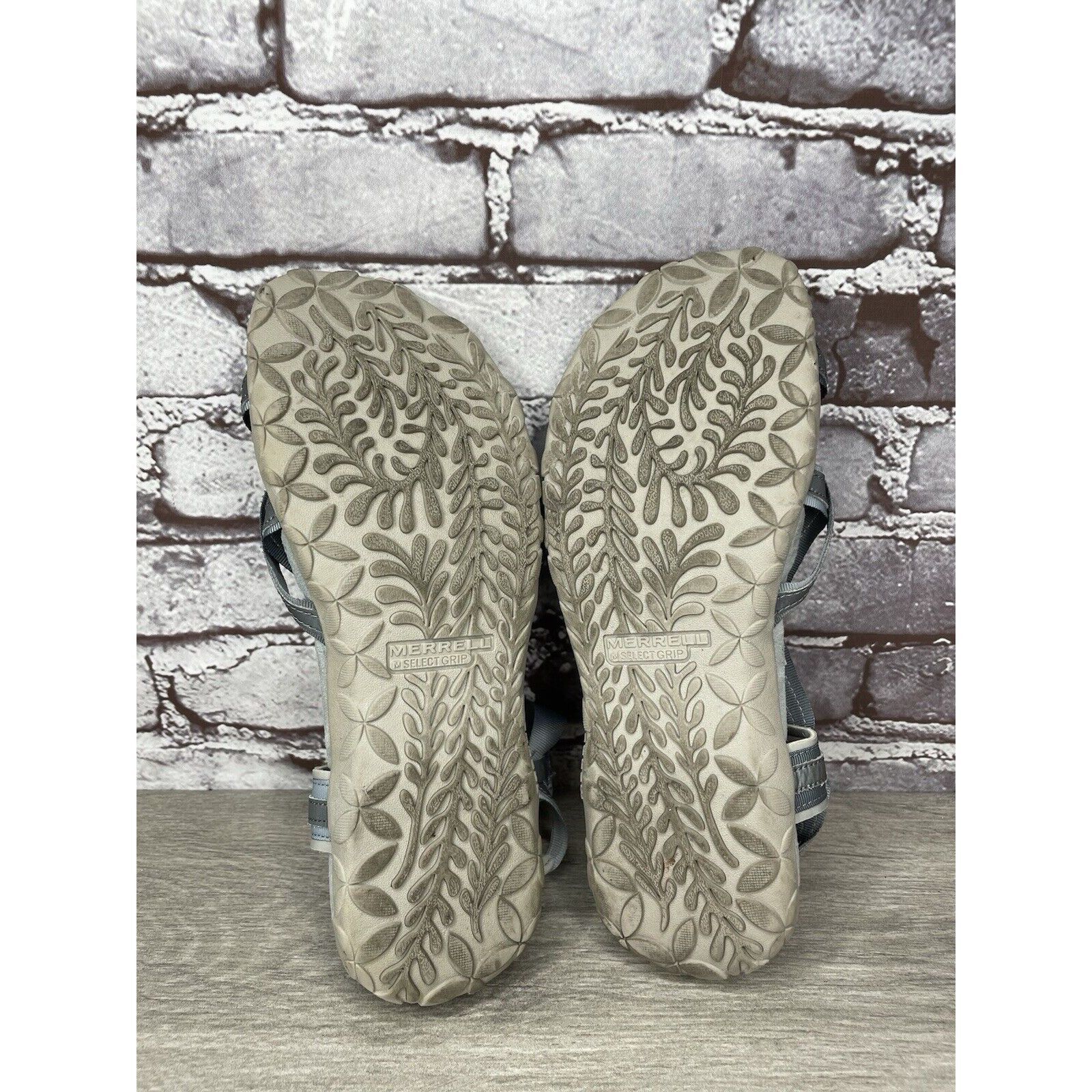 Merrell Merrell Terran Ivy Lattice J94990 Monument Gray Strappy Sand Size US 10 / IT 40 - 20 Thumbnail