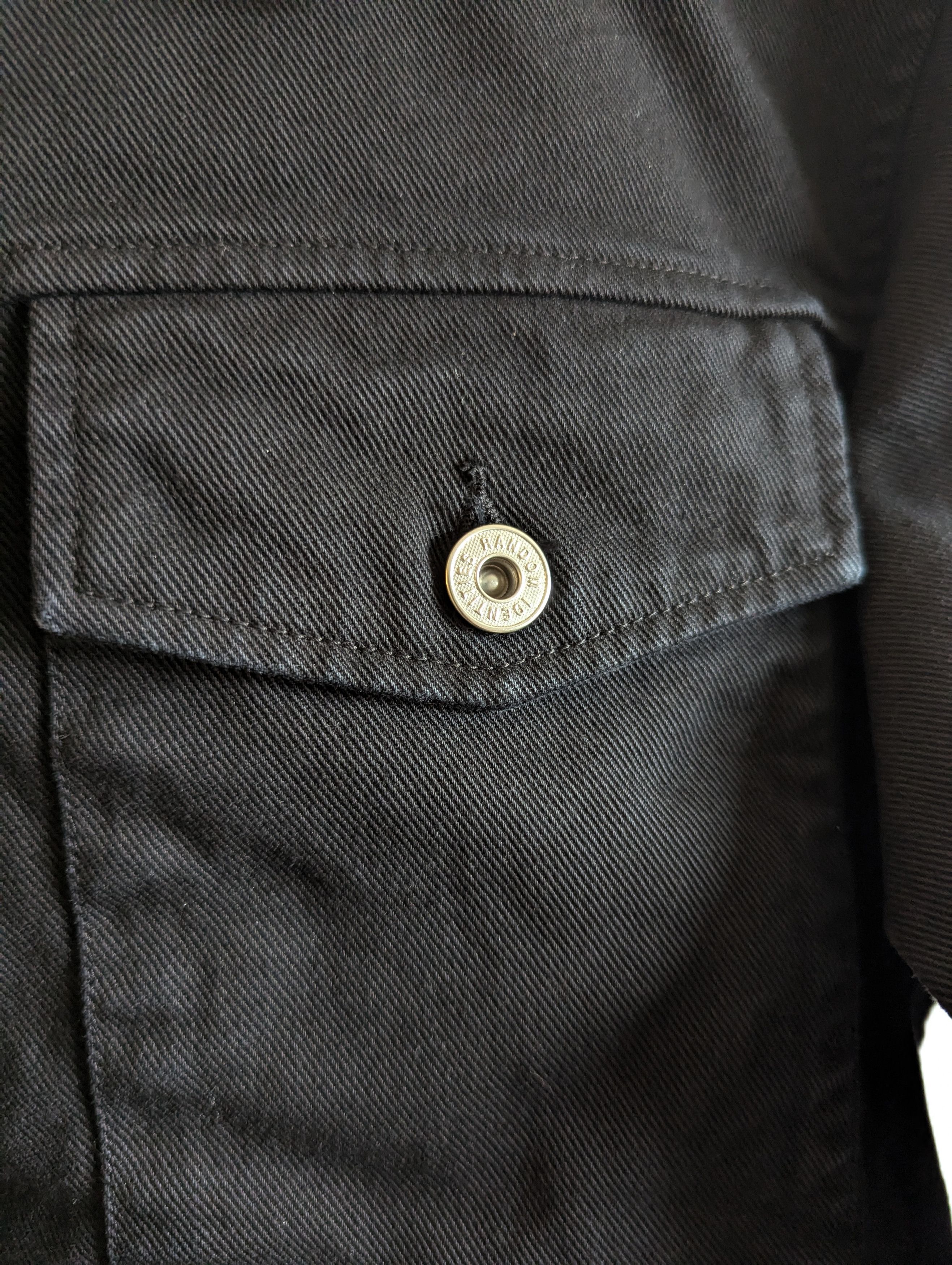 Random Identities Random Identities Black Denim Jacket Size US XS / EU 42 / 0 - 5 Thumbnail
