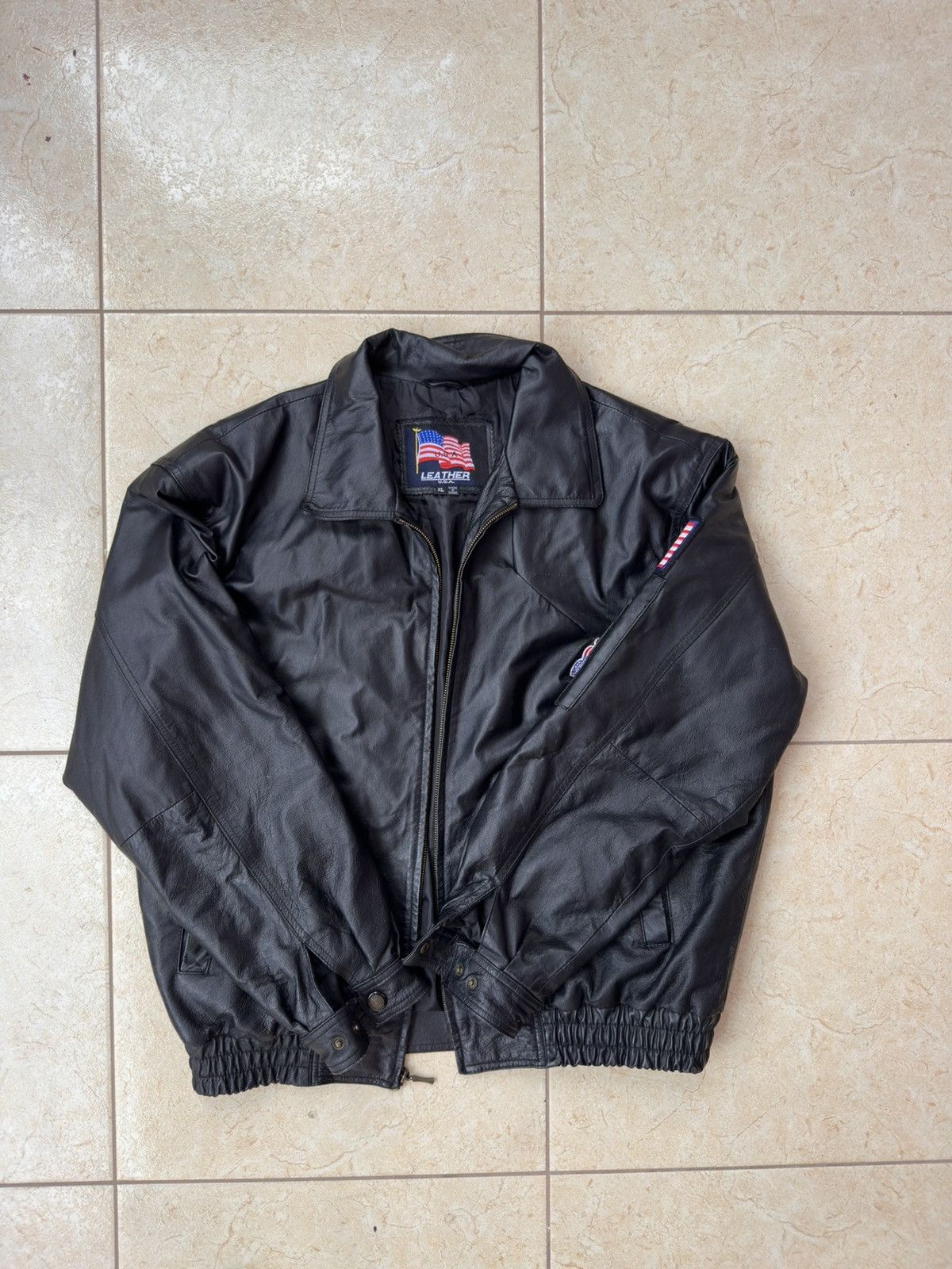 Other Air Force Leather Jacket Size US XL / EU 56 / 4 - 2 Thumbnail