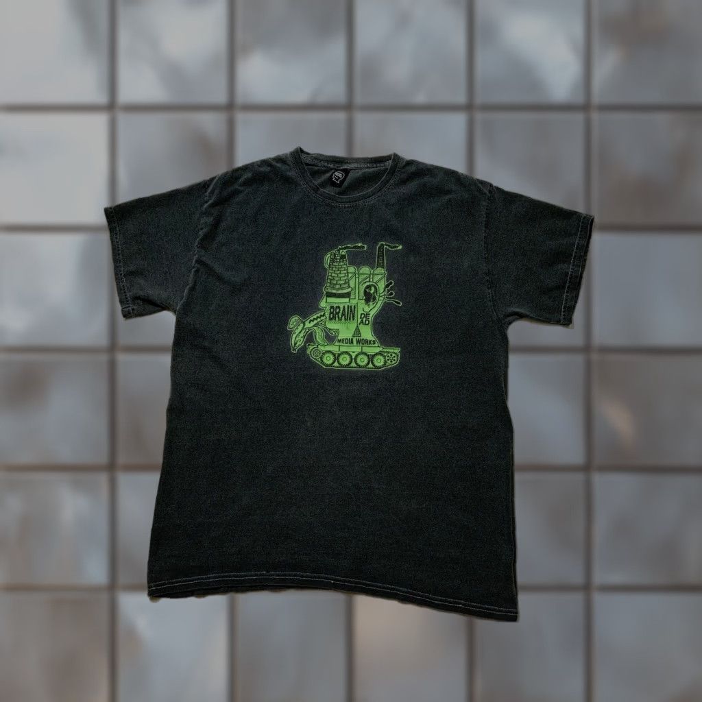 Brain Dead VINTAGE Brain Dead Media Works Psycho Underground Spiritual Climax S/S Crew T-Shirt Sz.M Mens Gray Medium Crew Neck Shirt Size US M / EU 48-50 / 2 - 1 Thumbnail