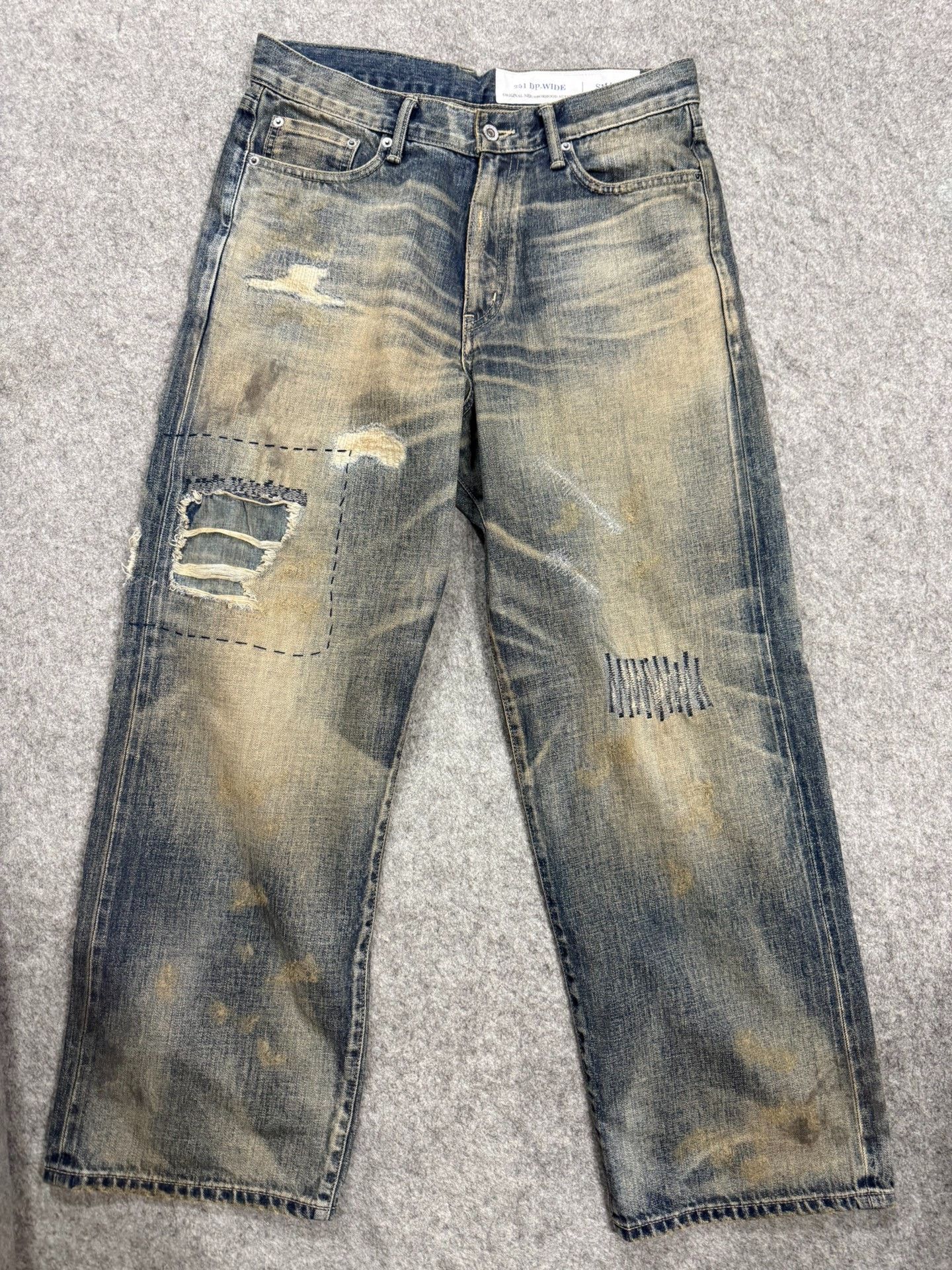 Neighborhood Neighborhood SAVAGEDENIM DP WIDE Pants Size US 32 / EU 48 - 1 Thumbnail