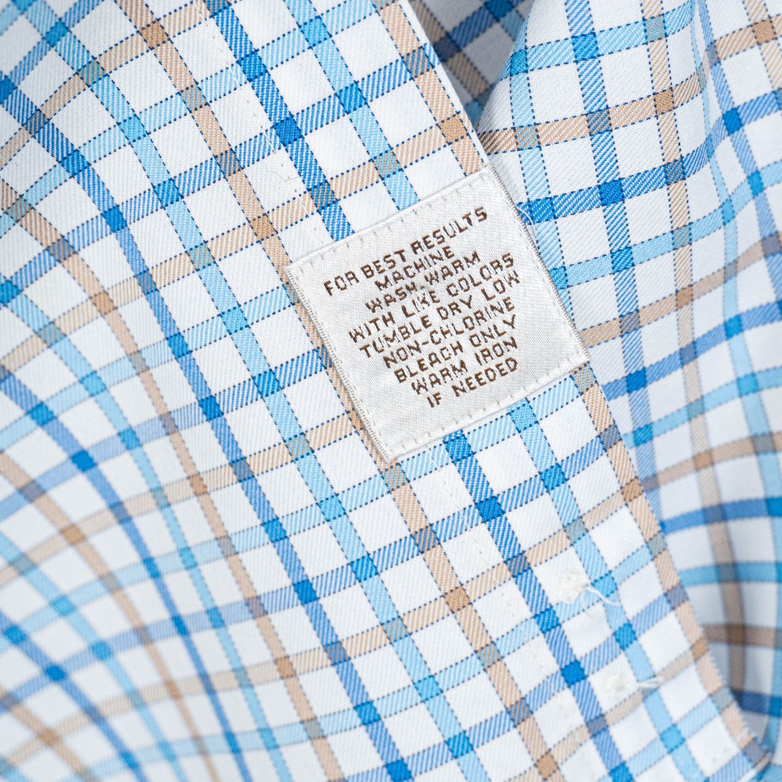 Peter Millar Peter Millar Nanoluxe Easycare Button Down Shirt White blue Size US XL / EU 56 / 4 - 5 Thumbnail
