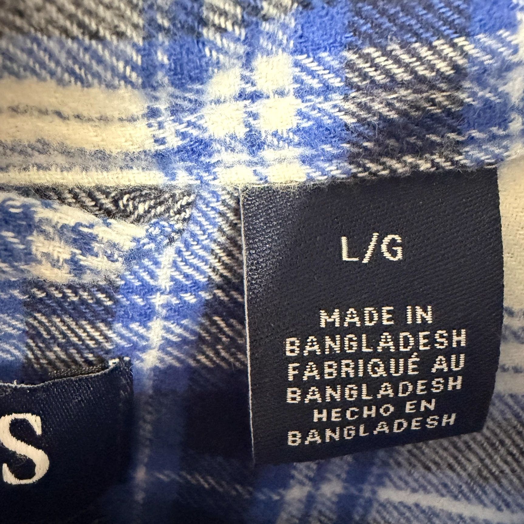 Chaps Chaps Button-Down Shirt Men L Blue Flannel Plaid Long Sleeve Cotton Casual Size US L / EU 52-54 / 3 - 6 Thumbnail