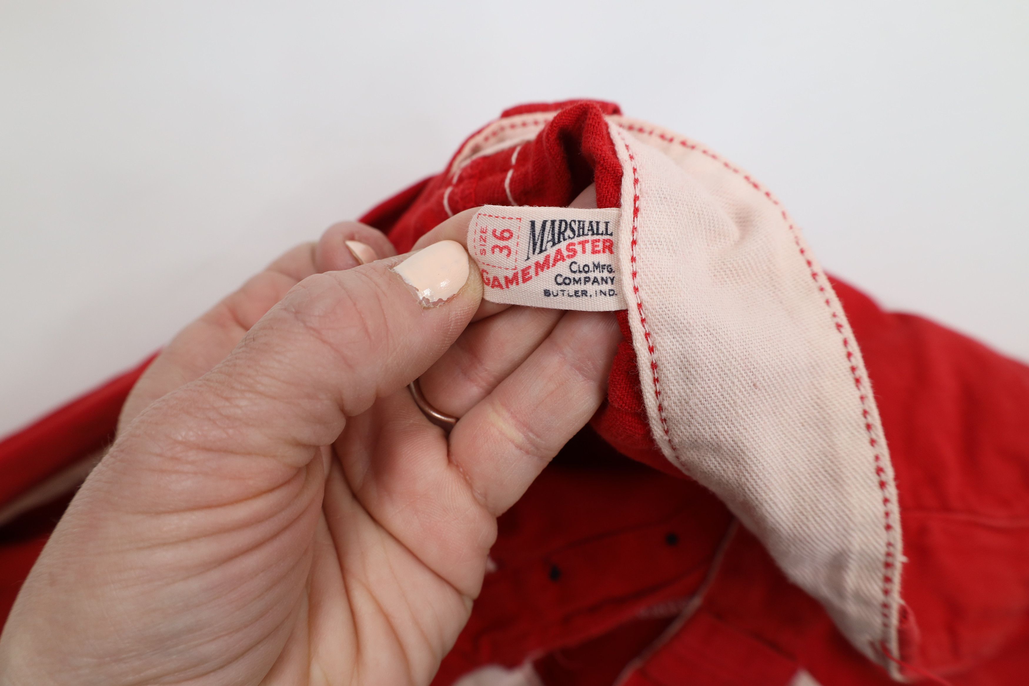 Vintage Vintage 50s Button Fly Wide Leg Baseball Uniform Pants USA Size US 32 / EU 48 - 9 Thumbnail