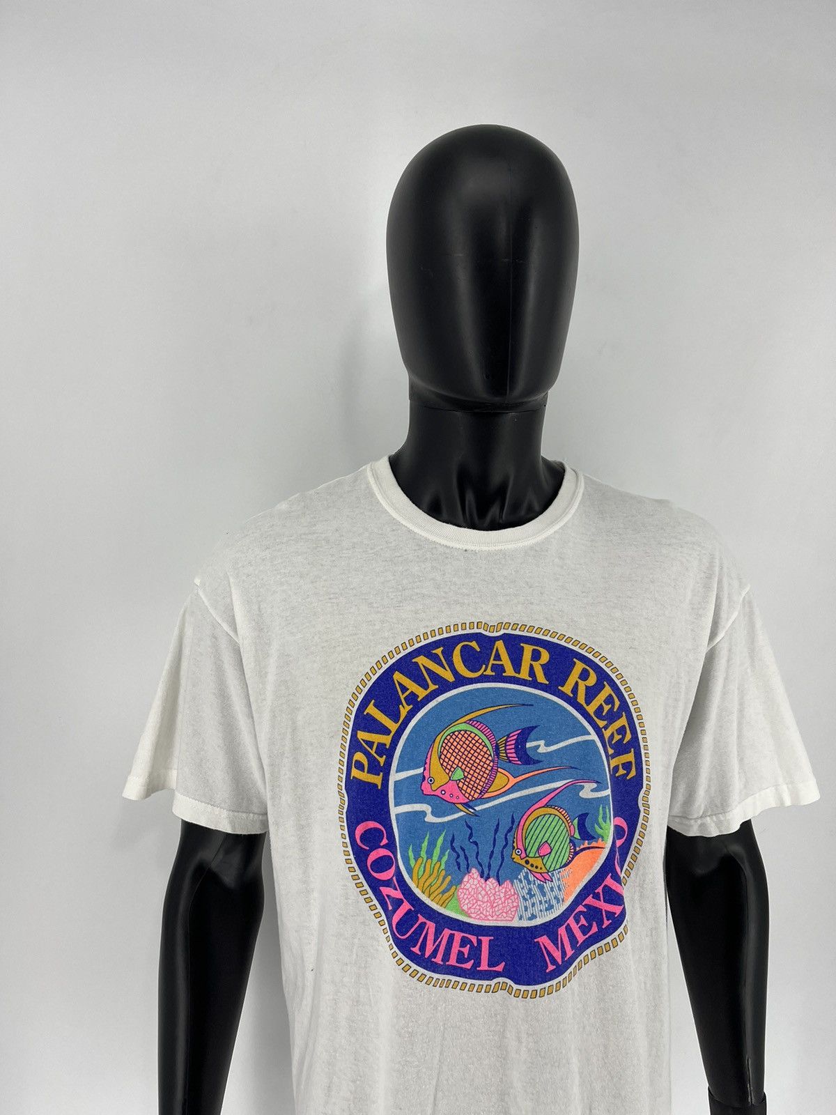 Other Vintage Cozumel Mexico Shirt 2XL White Palancar Reef Fish Size US XL / EU 56 / 4 - 4 Thumbnail