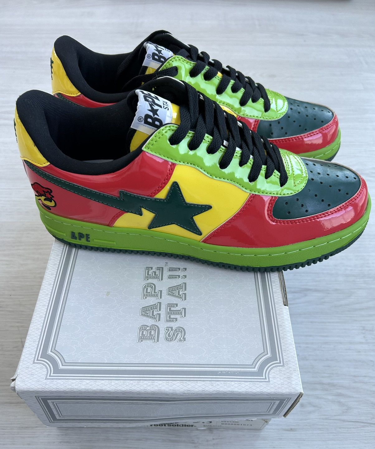 Bape RARE OG 2006 A BATHING APE PSYCHE BAPESTA Size US 9.5 / EU 42-43 - 3 Thumbnail