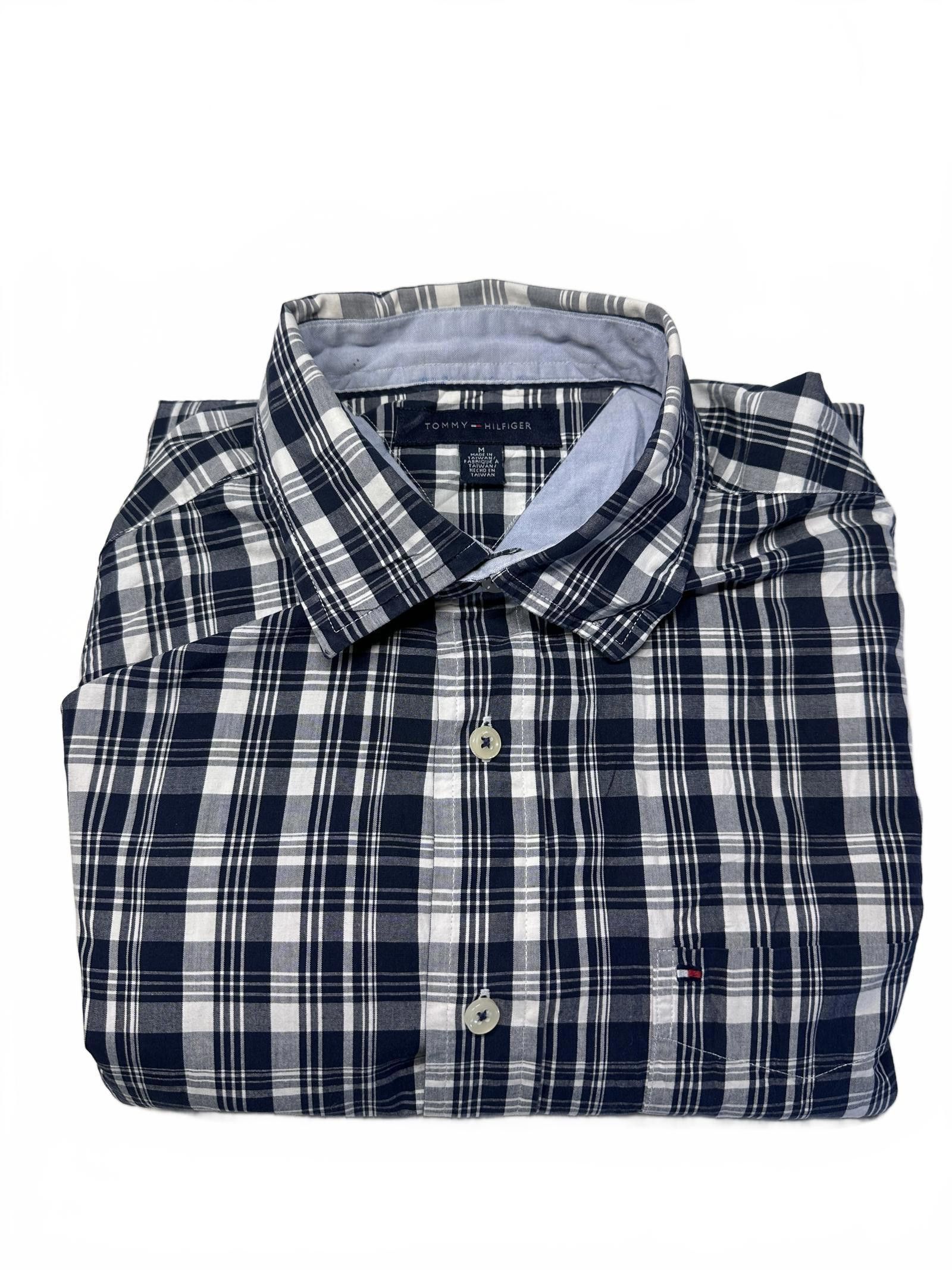 Tommy Hilfiger Tommy Hilfiger Men's Checked Shirt - Classic Style Size US M / EU 48-50 / 2 - 4 Thumbnail