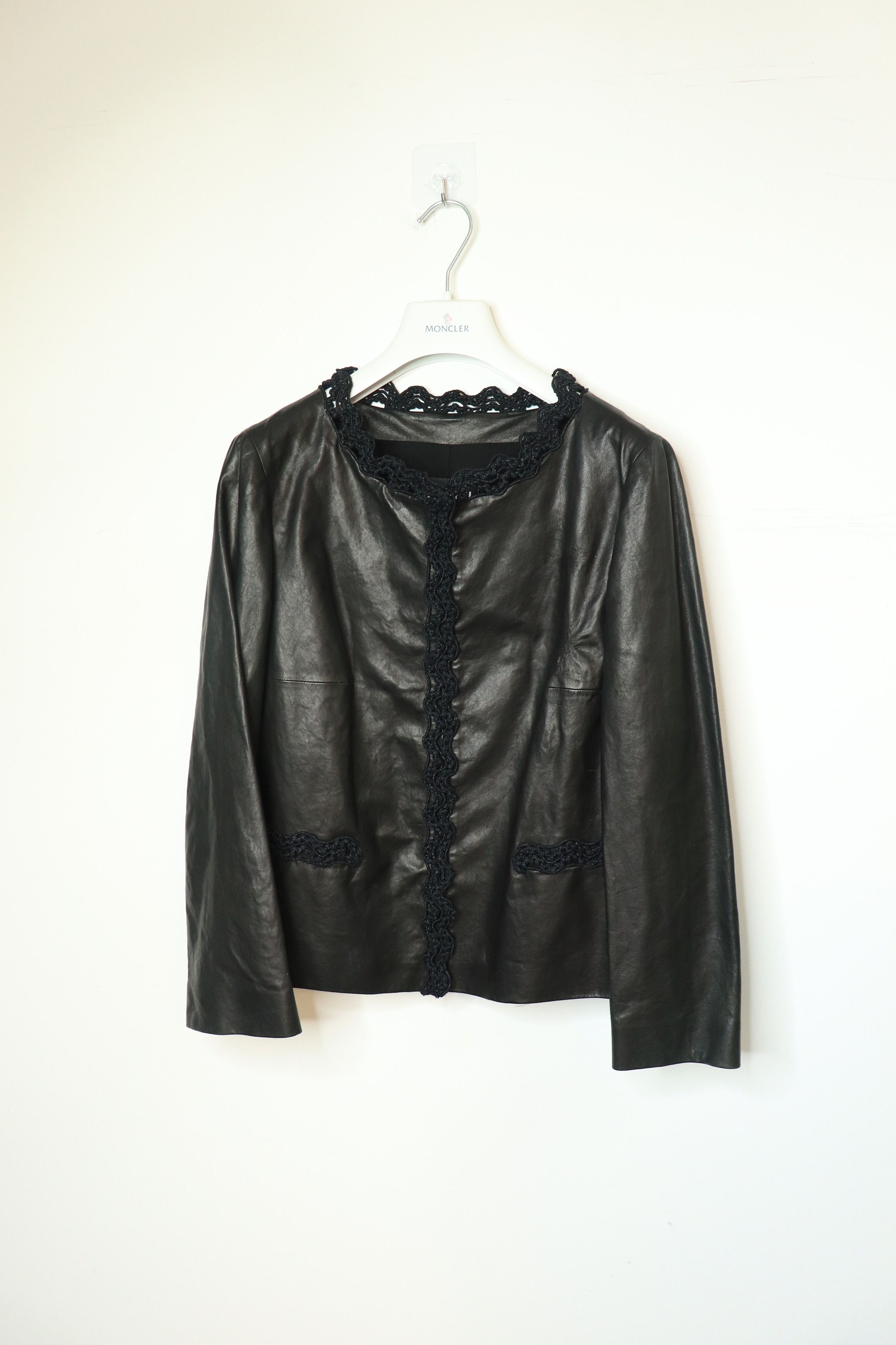 Other 2009 Black lambskin leather jacket - UK 12 Size M / US 6-8 / IT 42-44 - 1 Thumbnail