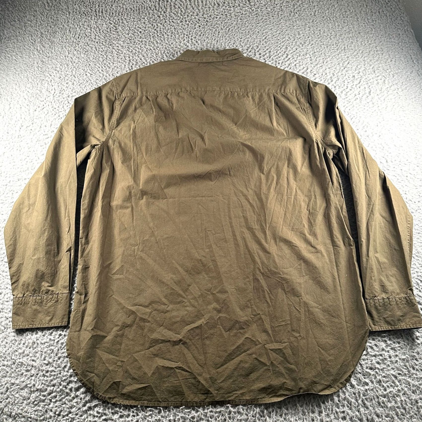 Alex Mill Alex Mill Shirt Mens L Olive Wash & Go 100% Cotton Button Up Long Sleeve Pocket Size US L / EU 52-54 / 3 - 4 Thumbnail
