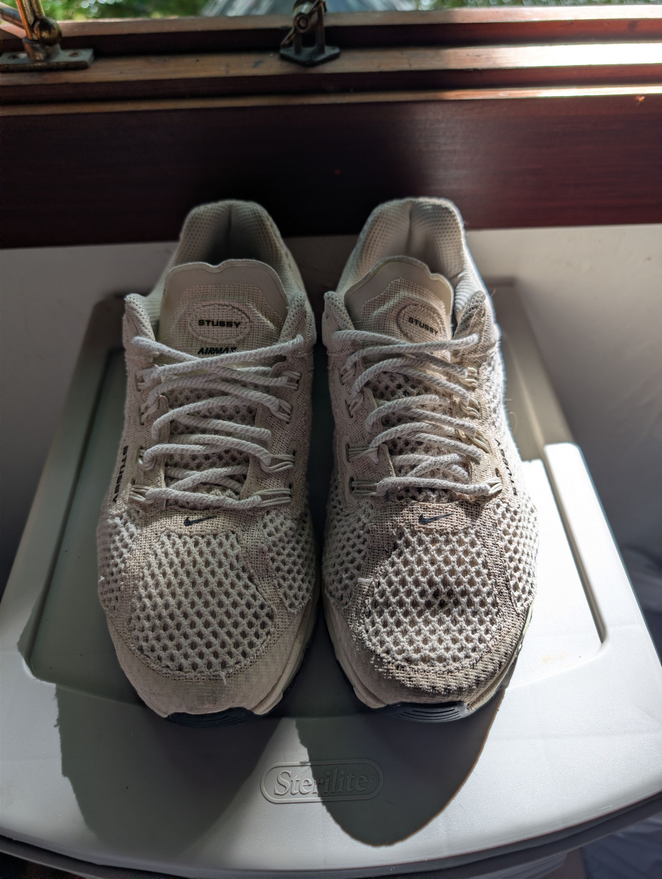 Nike × Stussy 2013 Nike x Stussy Air Max Fossil Size US 8.5 / EU 41-42 - 2 Thumbnail