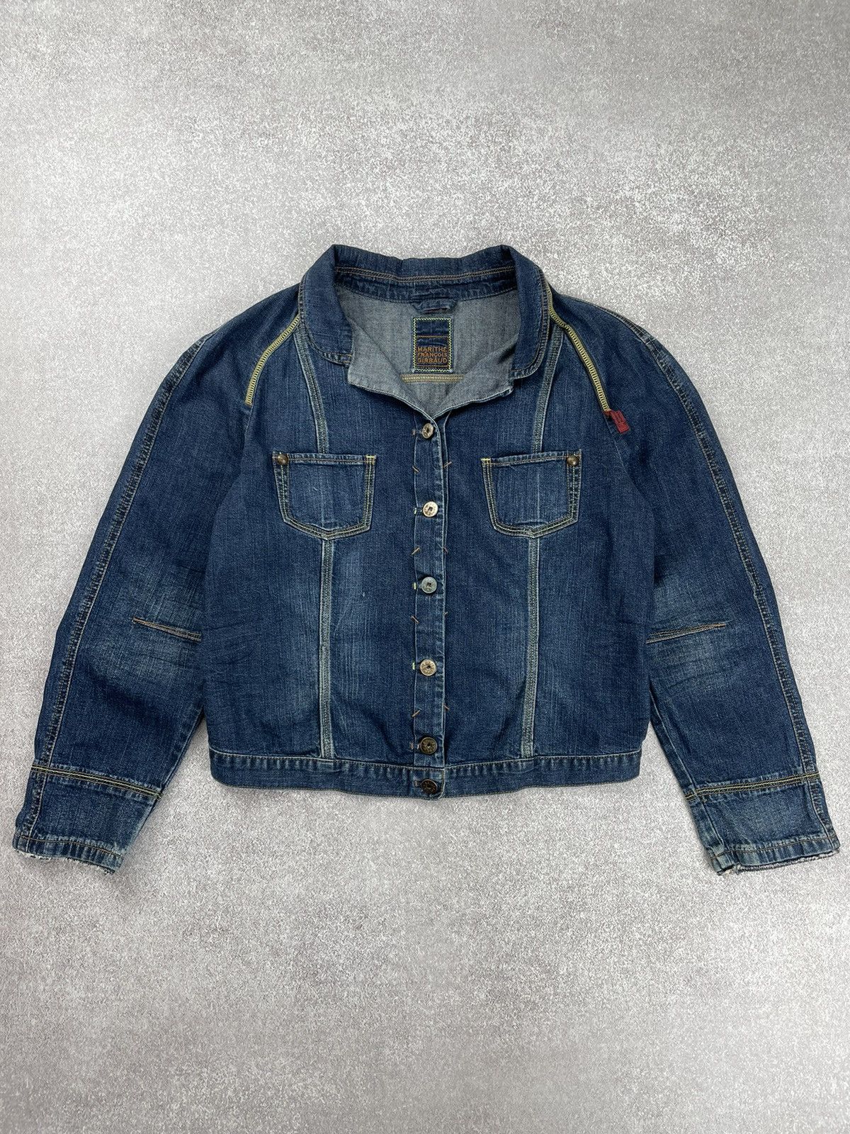 Japanese Brand × Marithe + Francois Girbaud Marithe Francois Girbaud Denim Jacket Y2k Size L / US 10 / IT 46 - 1 Thumbnail