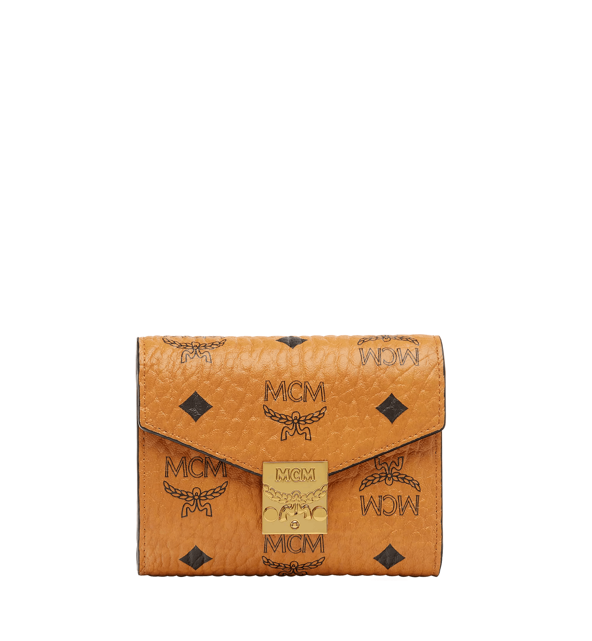MCM o1mt1gz0125 Size: OS / Three Fold Wallet in Brown/Black Size ONE SIZE - 1 Thumbnail