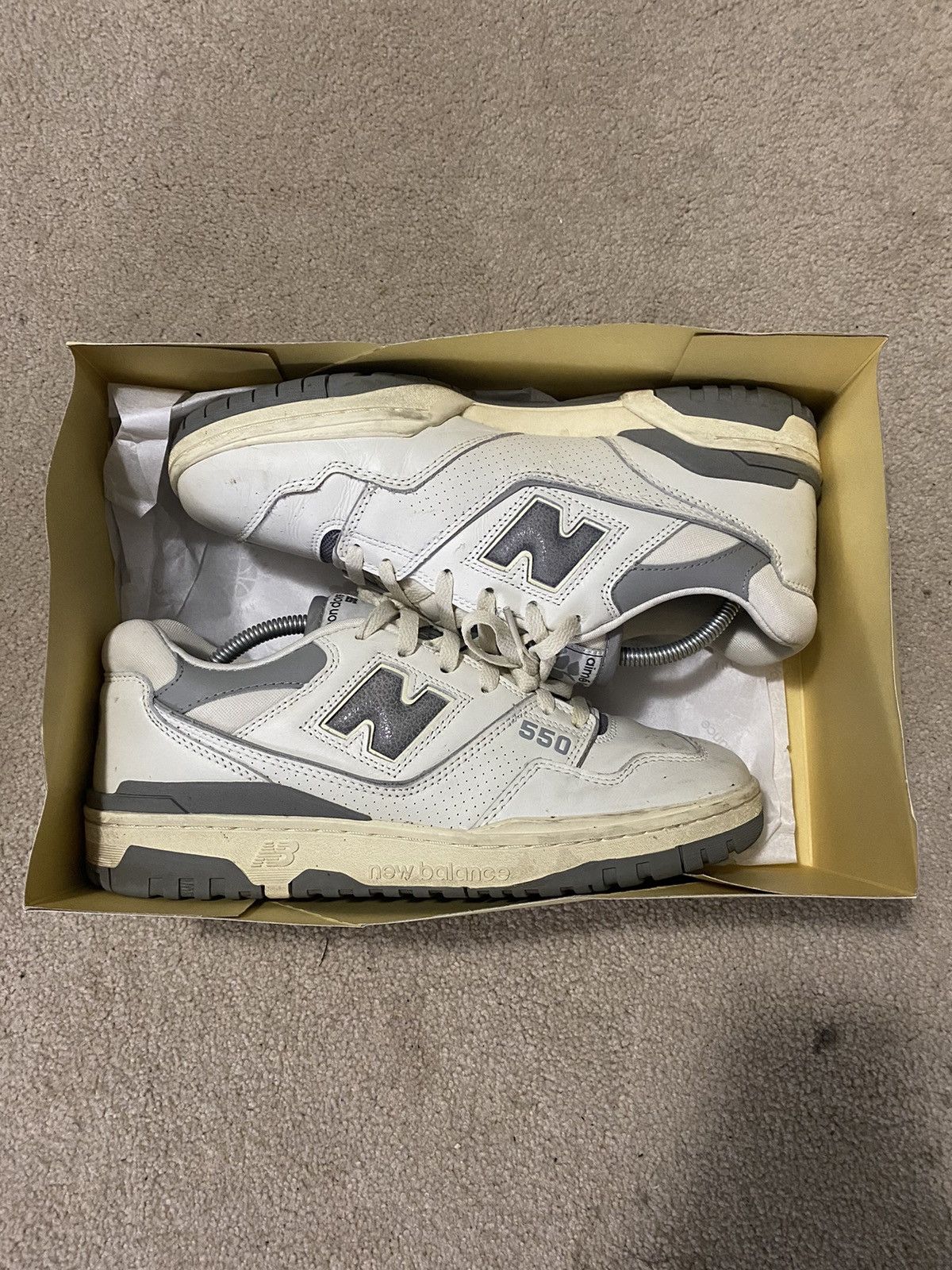 New Balance x Aime Leon Dore 550 White Grey