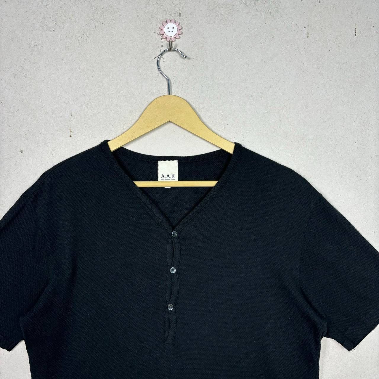 Yohji Yamamoto Yohji Yamamoto Black Tee Shirt Size US L / EU 52-54 / 3 - 3 Thumbnail
