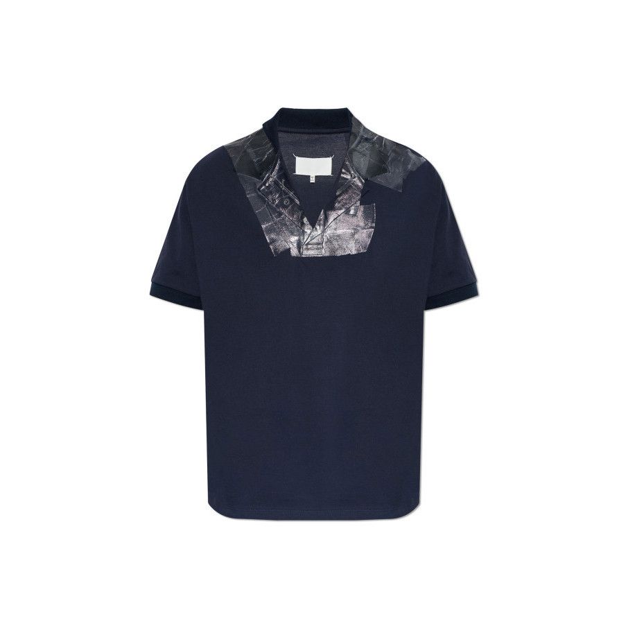 Maison Margiela NEW MAISON MARGIELA MM6 TOPAZ BLUE TEE | Grailed