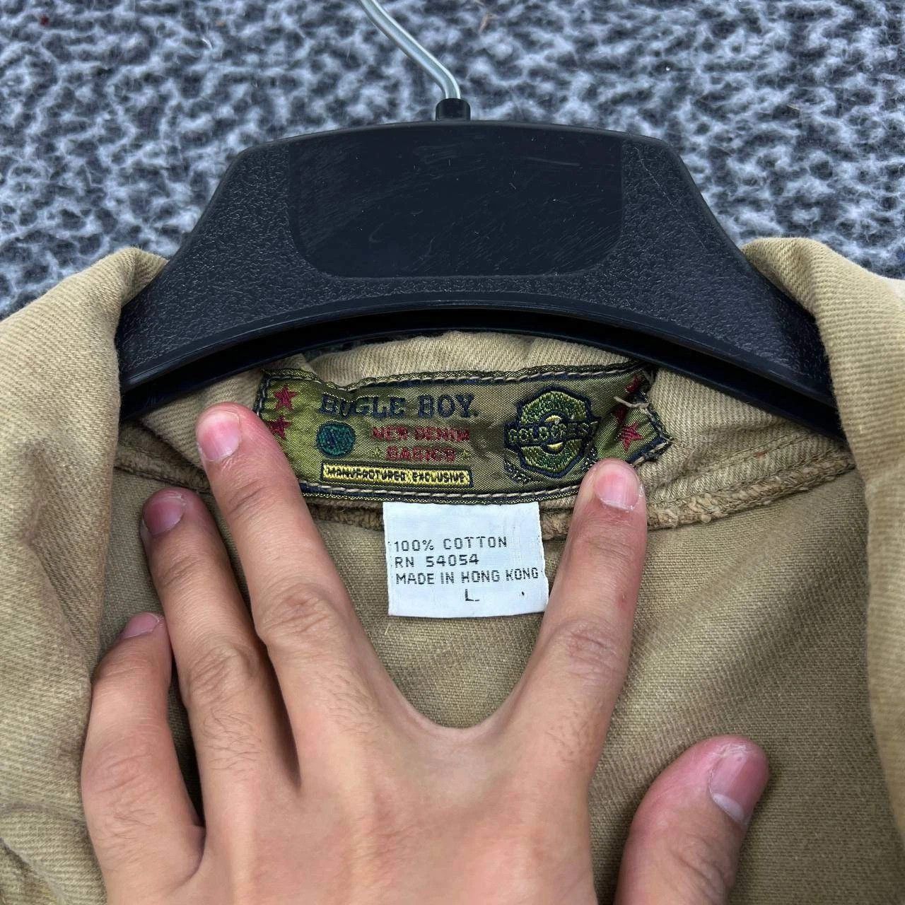 Bugle Boy Vintage Bugle Boy Military Jacket Men Brown Pockets Cotton L Size US L / EU 52-54 / 3 - 3 Thumbnail