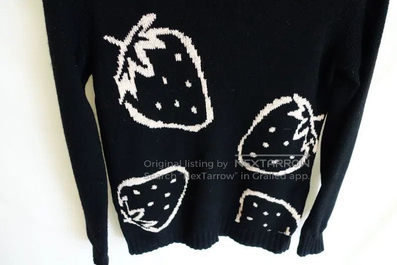 Comme des Garcons Comme Des Garcons Strawberry mohair knit sweater Size S / US 4 / IT 40 - 3 Thumbnail