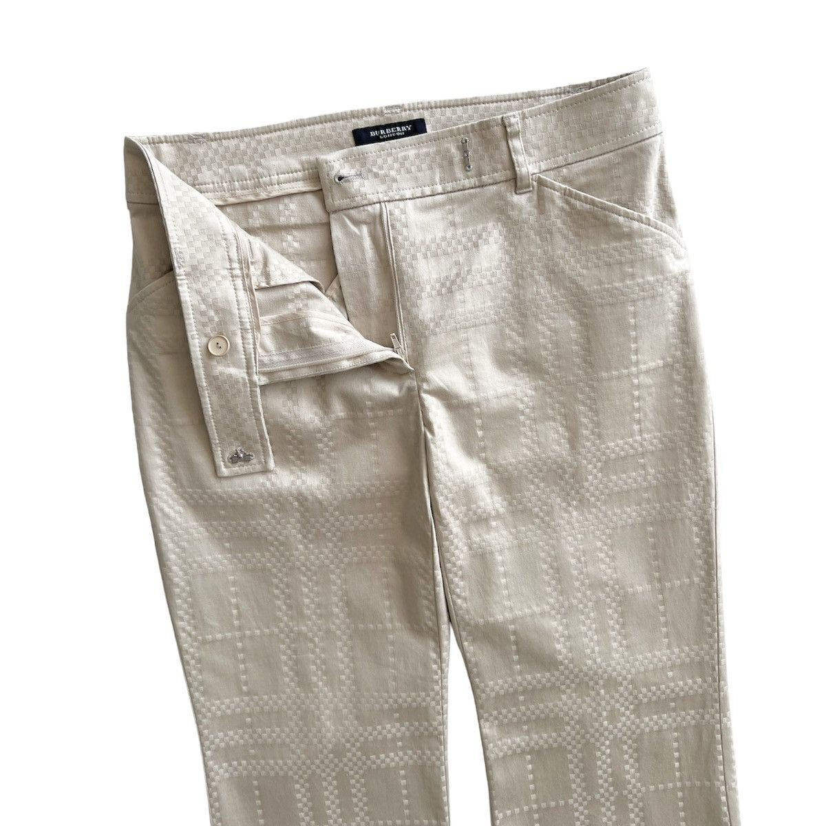 Burberry BURBERRY CHECK PANTS Size 28" / US 6 / IT 42 - 3 Thumbnail