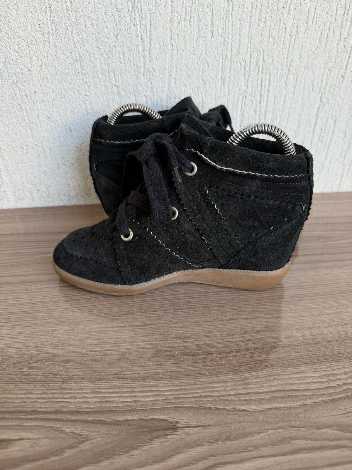 Isabel Marant Etoile Suede bobby wedge sneakers Size US 5 / IT 35 - 9 Thumbnail