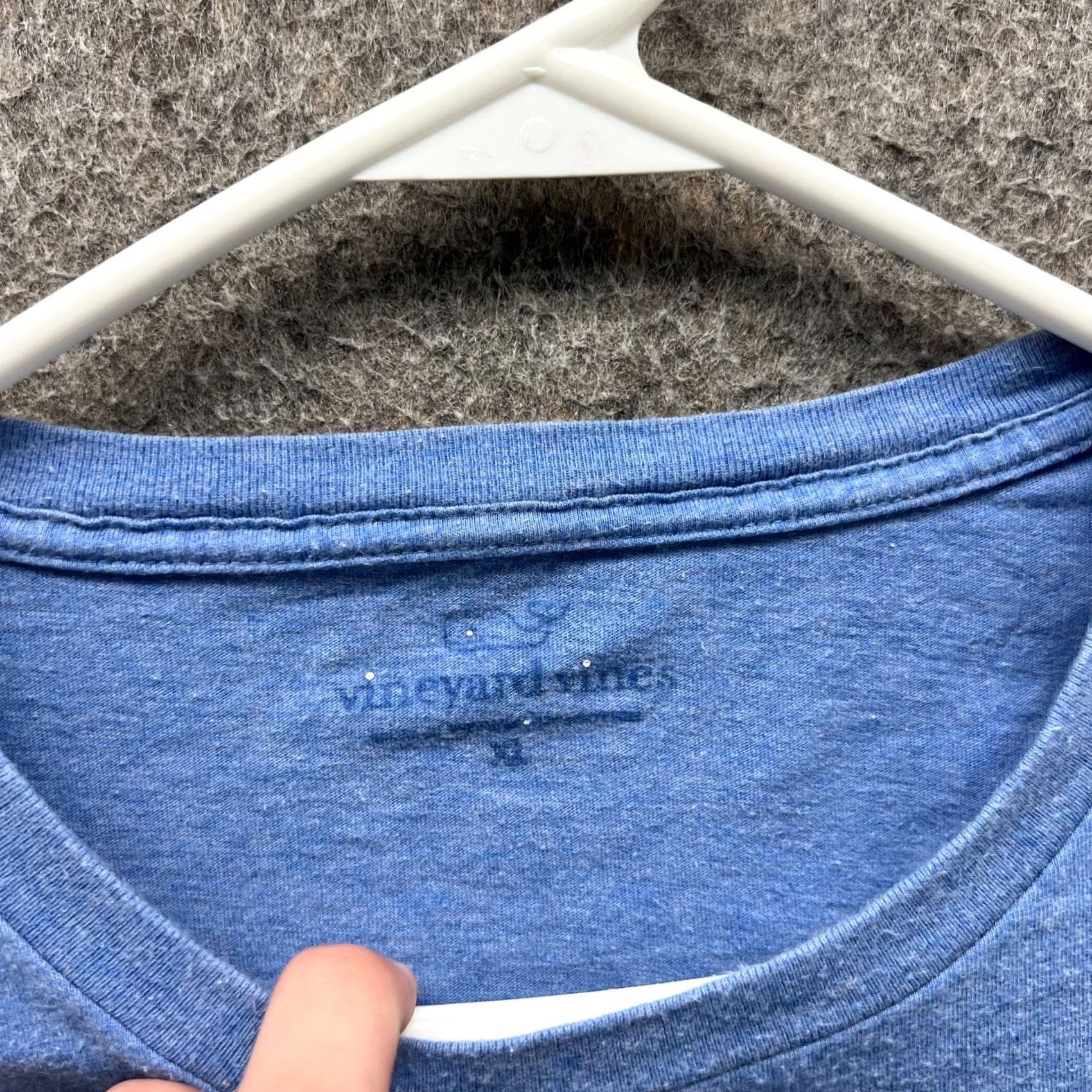 Vineyard Vines Vineyard Vines Shirt Mens Large Blue Graphic Pocket Tee Martha’s Heathered T-Shirt Short Sleeve Crew Neck Pockets Size US L / EU 52-54 / 3 - 3 Thumbnail
