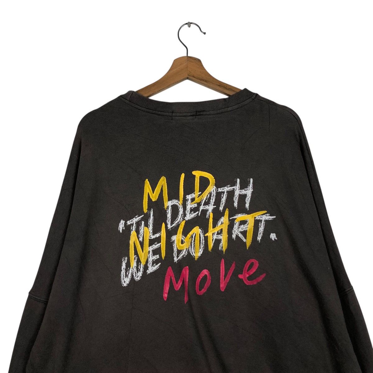 Japanese Brand × Vintage 📌Vintage Sweatshirt Midnight Movie Big Logo Size US M / EU 48-50 / 2 - 5 Thumbnail