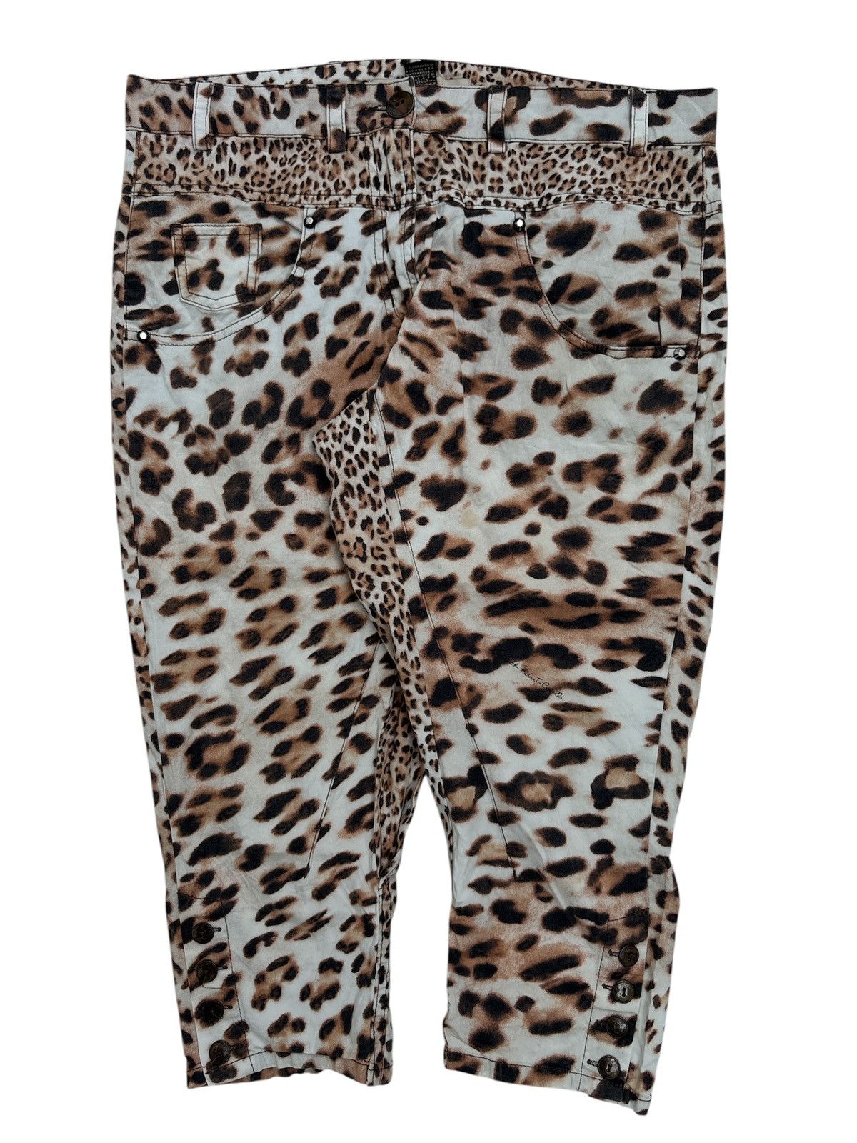 パンツ 2000s Just Cavalli leopard pants Just Cavalli × Roberto Cavalli Y2K Just Cavalli Flare Leopard