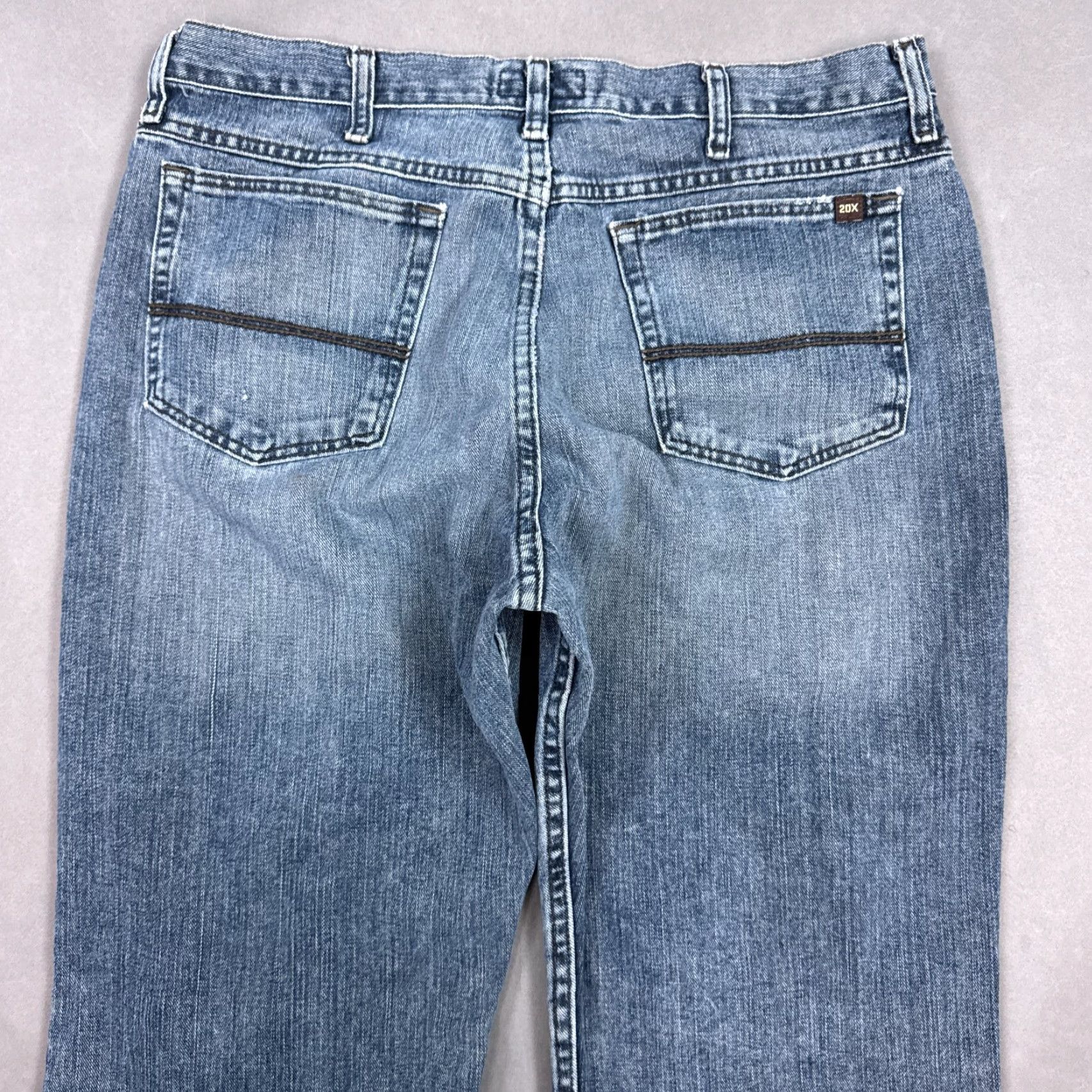 Wrangler Wrangler Jeans Men Blue Style 33 Extreme Relaxed Twenty X 20X 36x32 Denim 5-Pocket Design Relaxed Mens Jeans Wrangler 20X Cowboy Vintage No N/A Size US 35 - 4 Thumbnail