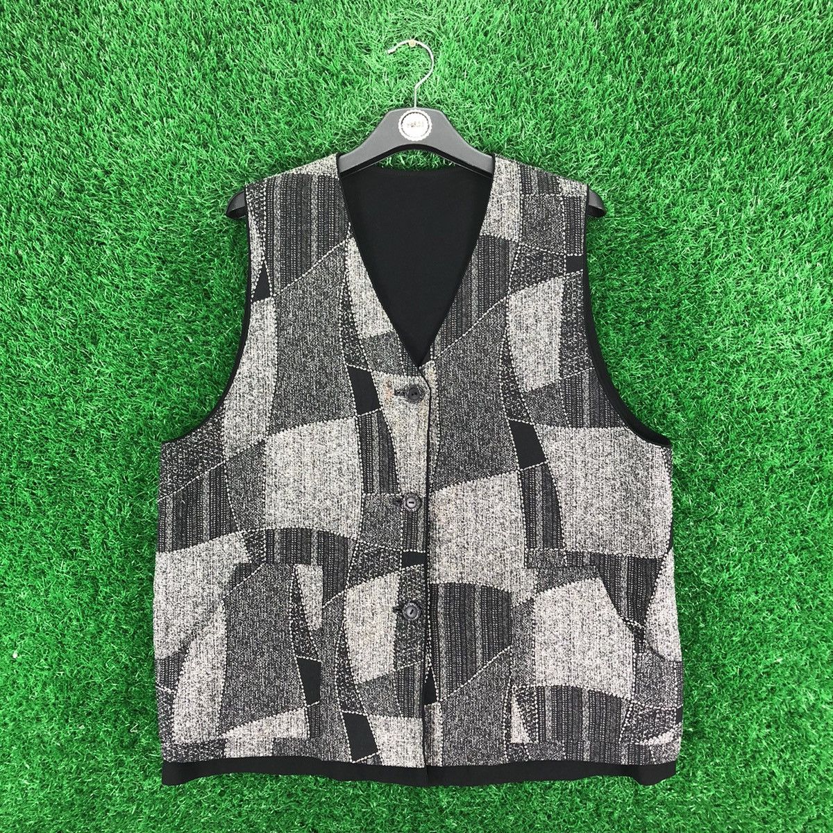 Japanese Brand × Vintage Vintagw 90's Vest Reversible by Dialougue Size L / US 10 / IT 46 - 1 Thumbnail