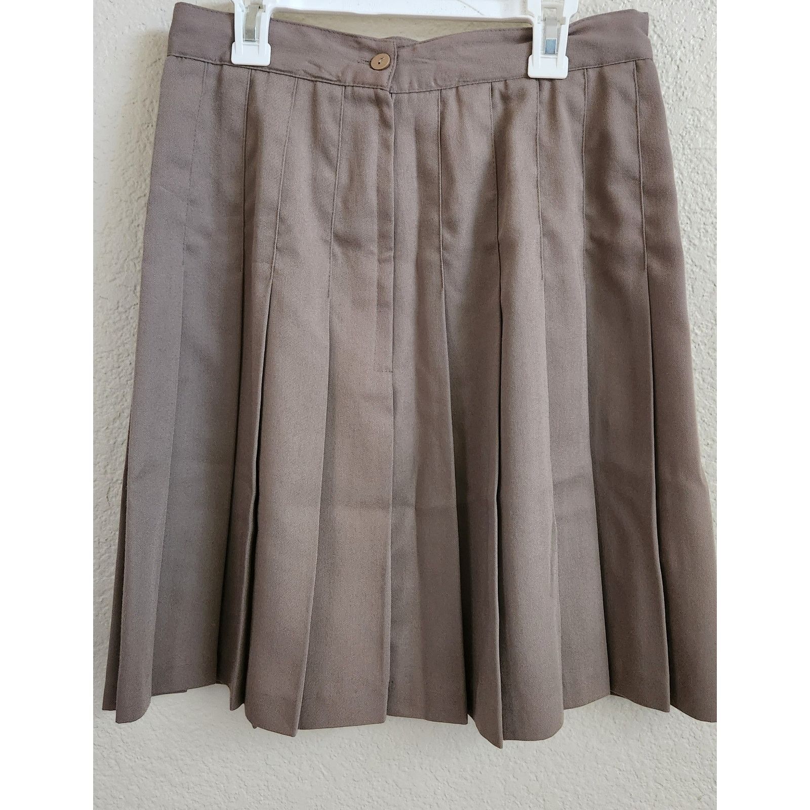Other Tracy Evans Light Brown Tan Pleated Mini Skirt 9 Juniors Size 27" / US 4 / IT 40 - 1 Thumbnail