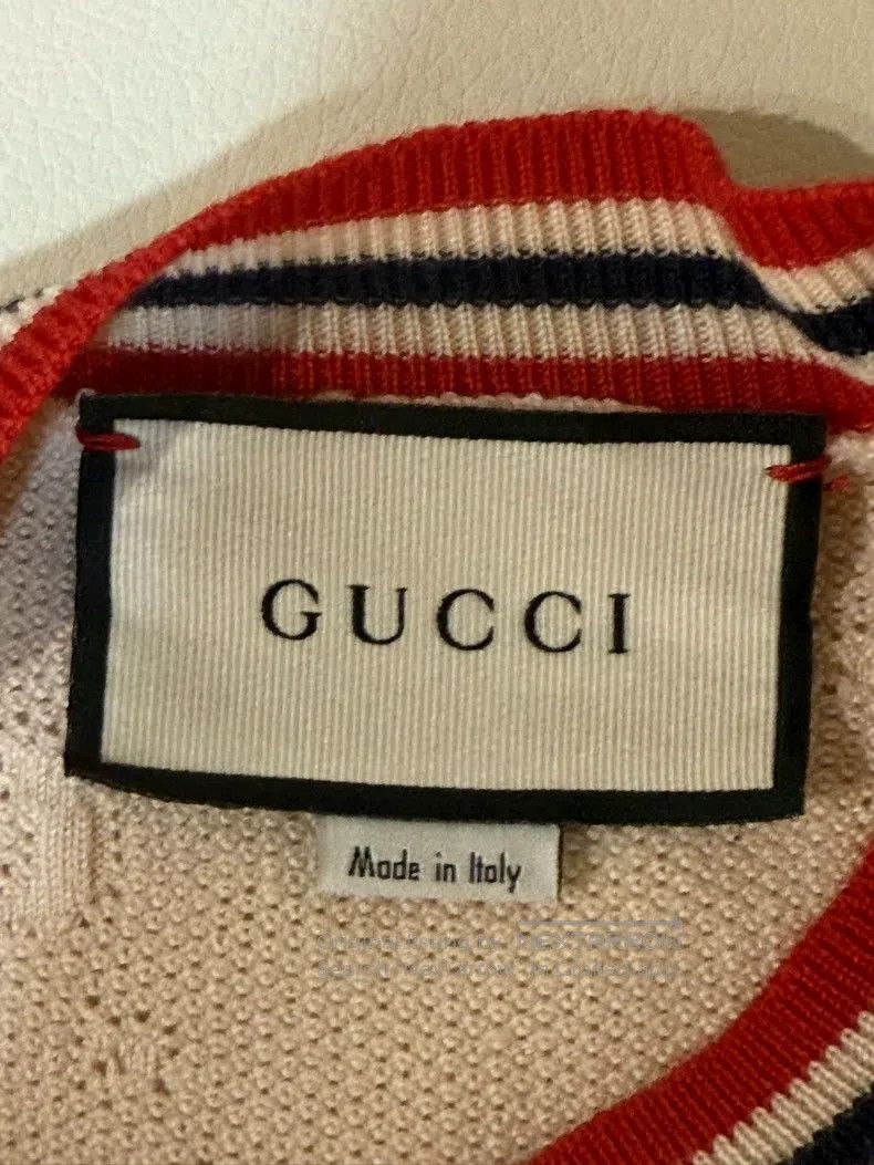Gucci Gucci Double G full-print knitted short sleeves Size XS / US 0-2 / IT 36-38 - 3 Thumbnail