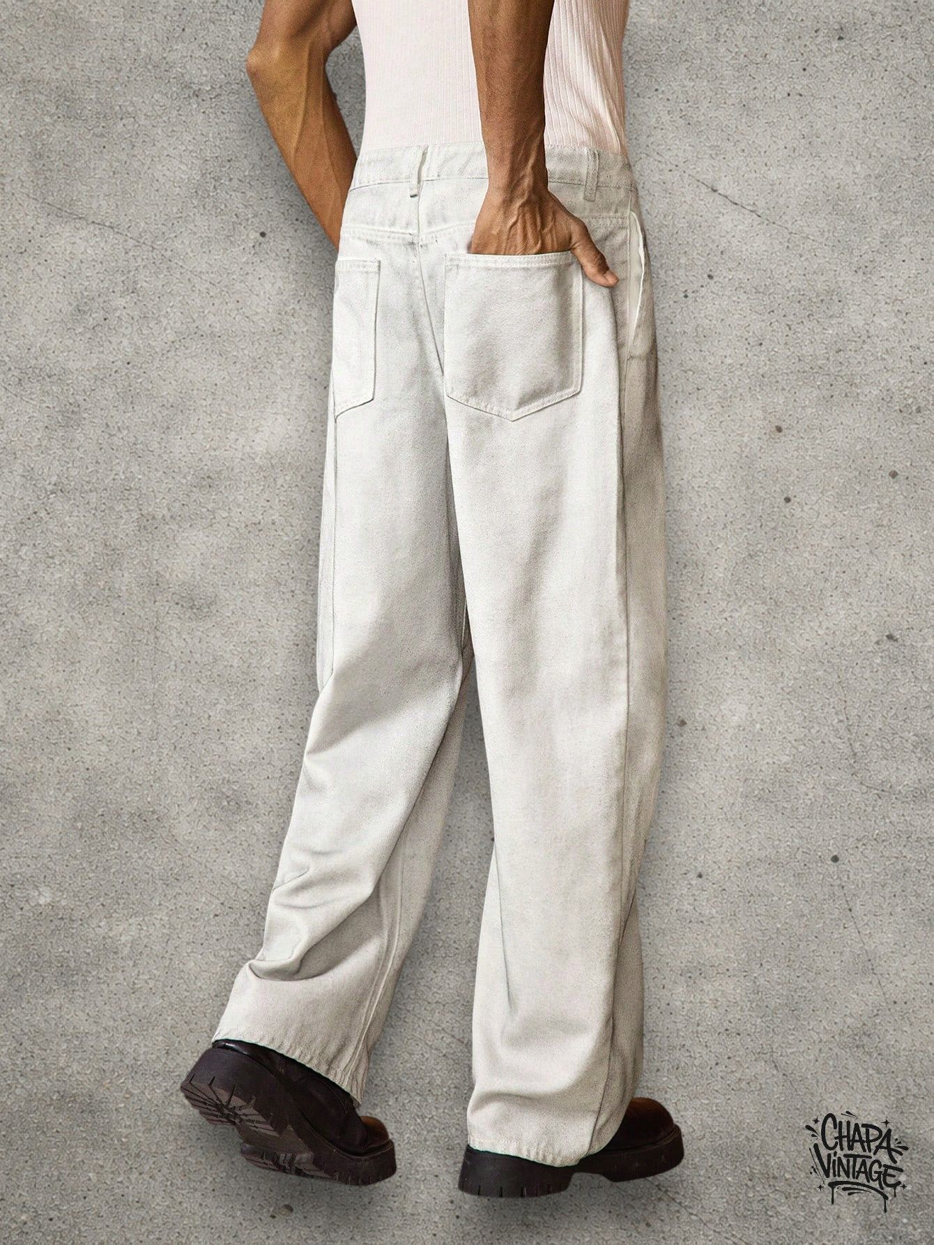 Vintage Straight leg vintage jeans Size US 32 / EU 48 - 4 Thumbnail