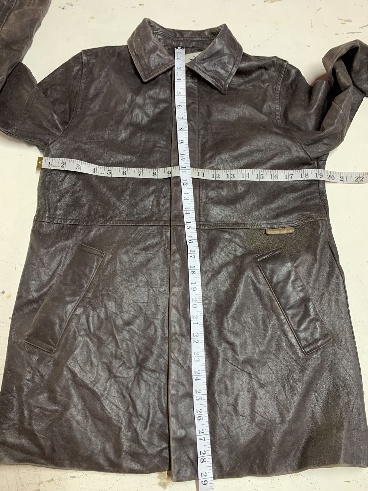 Hai Sporting Gear Vintage 80s brown real leather jacket Size S / US 4 / IT 40 - 19 Thumbnail