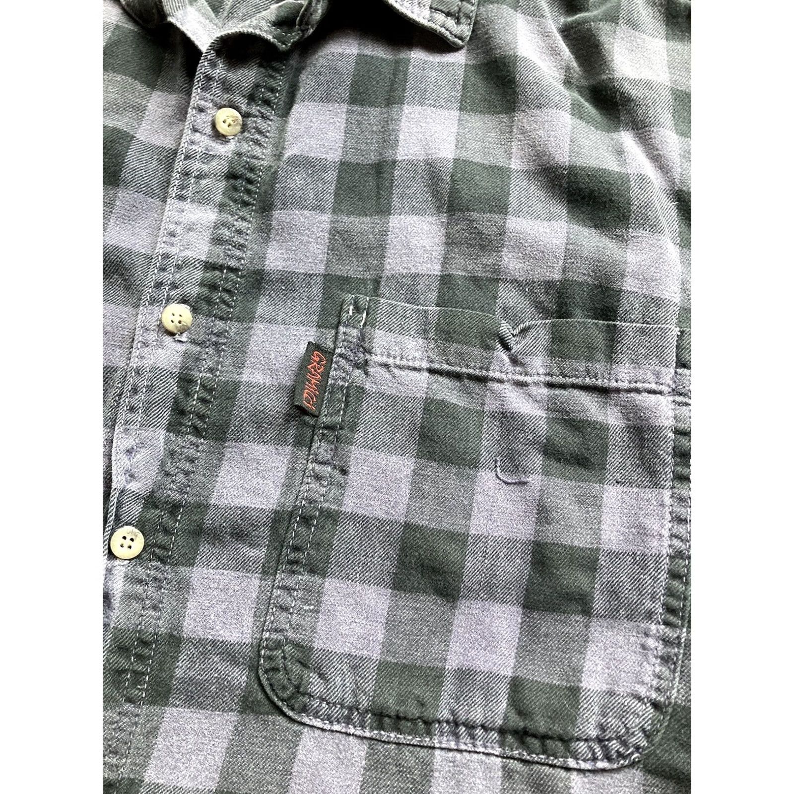 Gramicci VINTAGE Gramicci Flannel Shirt Mens M Purple Plaid Button-Up 90s USA Made Size US M / EU 48-50 / 2 - 4 Thumbnail