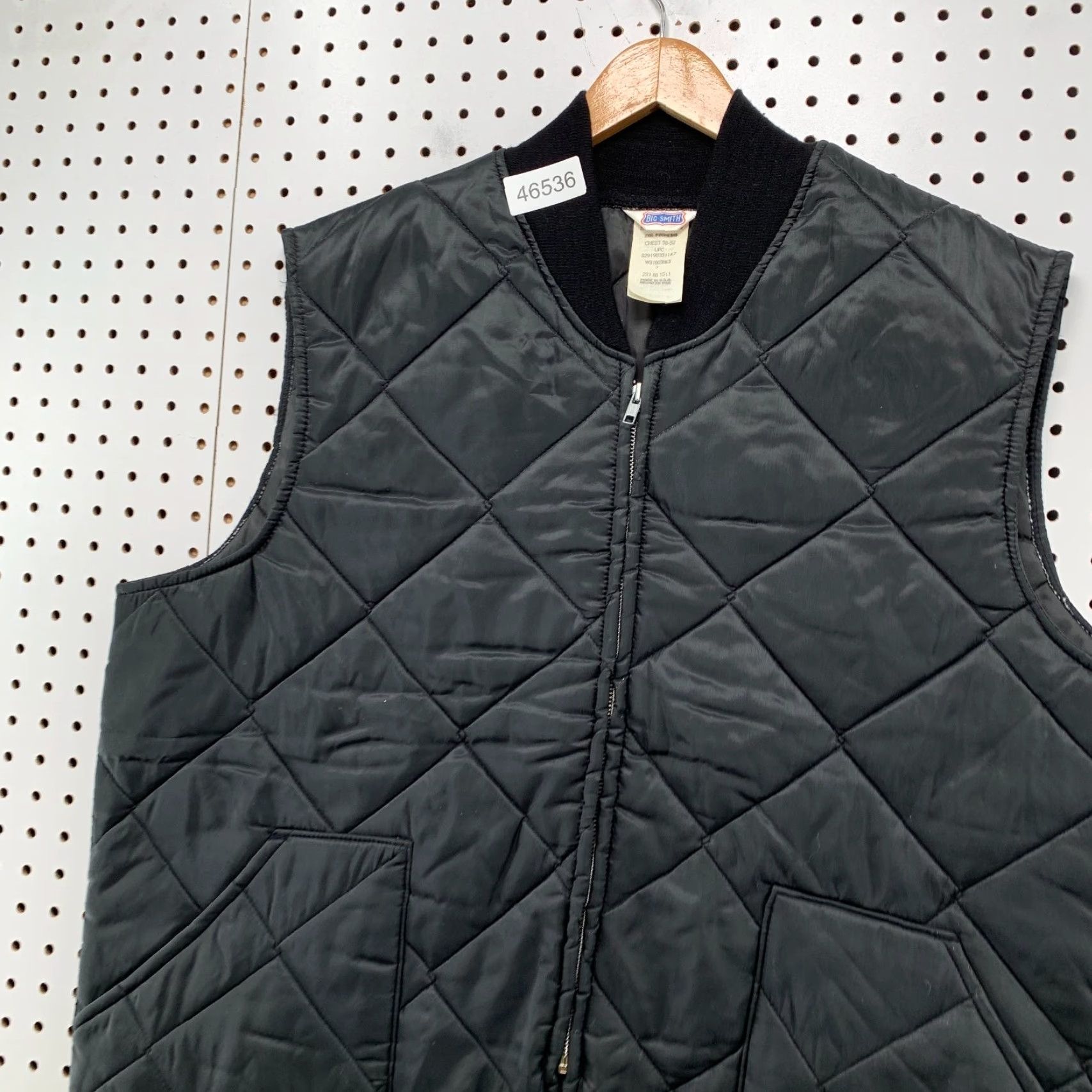 Vintage VINTAGE Big Smith Quilted Vest Jacket Mens 3XL Black Made USA Size US XXL / EU 58 / 5 - 6 Thumbnail