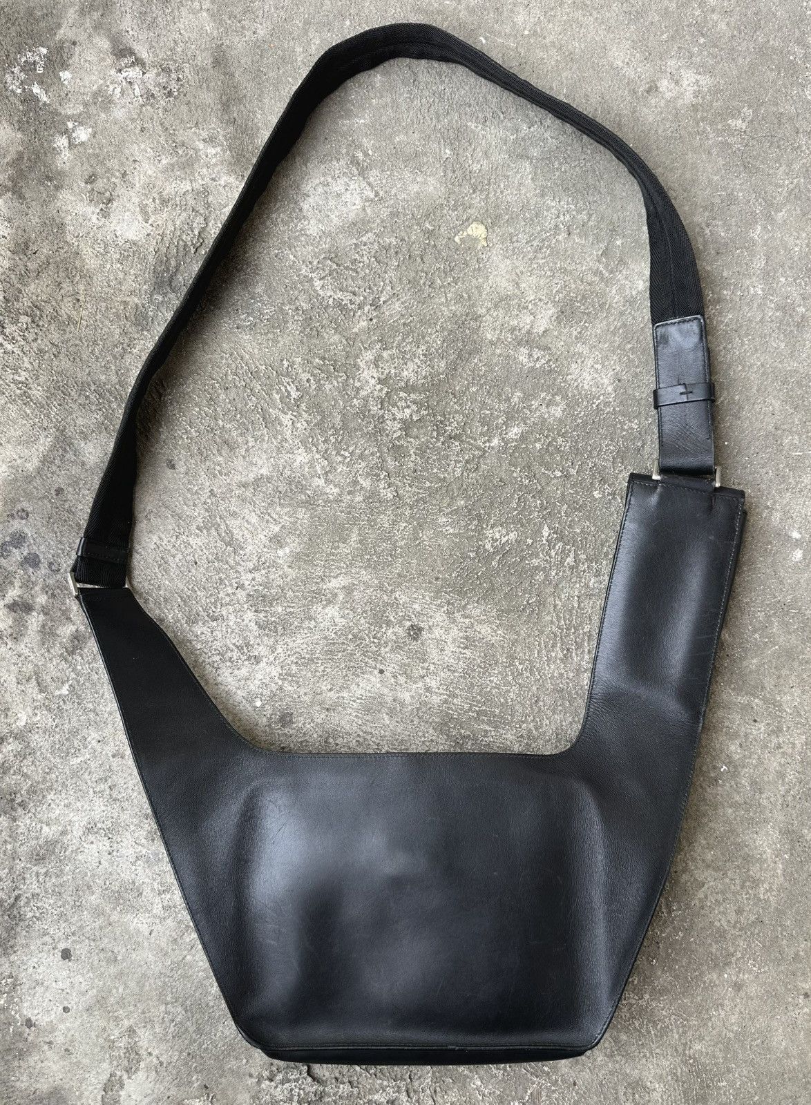 Prada Prada - Archive S/S1999 Holster Crossbody Leather Bag Black Size ONE SIZE - 7 Thumbnail